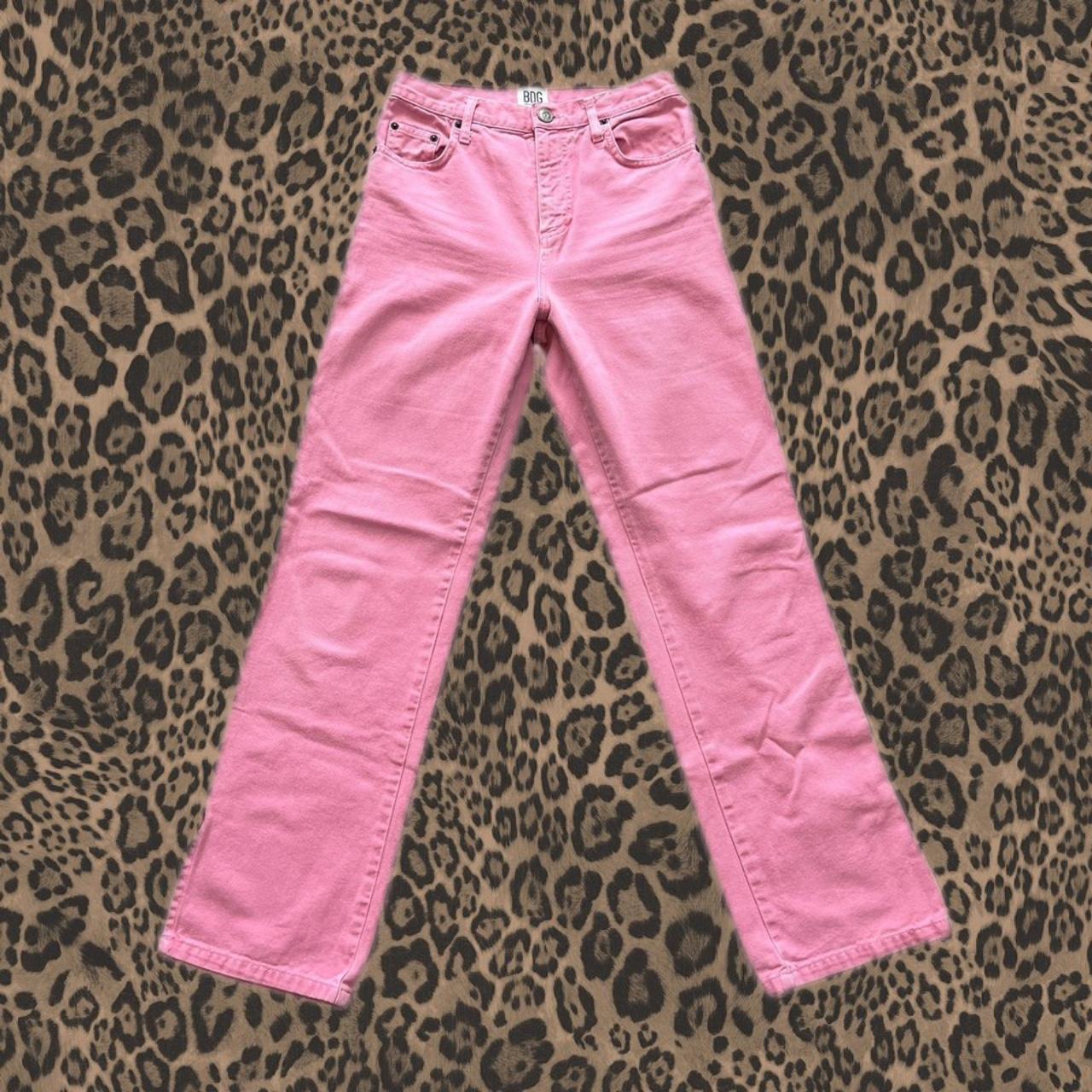 Urban Outfitters Pink BDG Jeans Womens Size... Depop