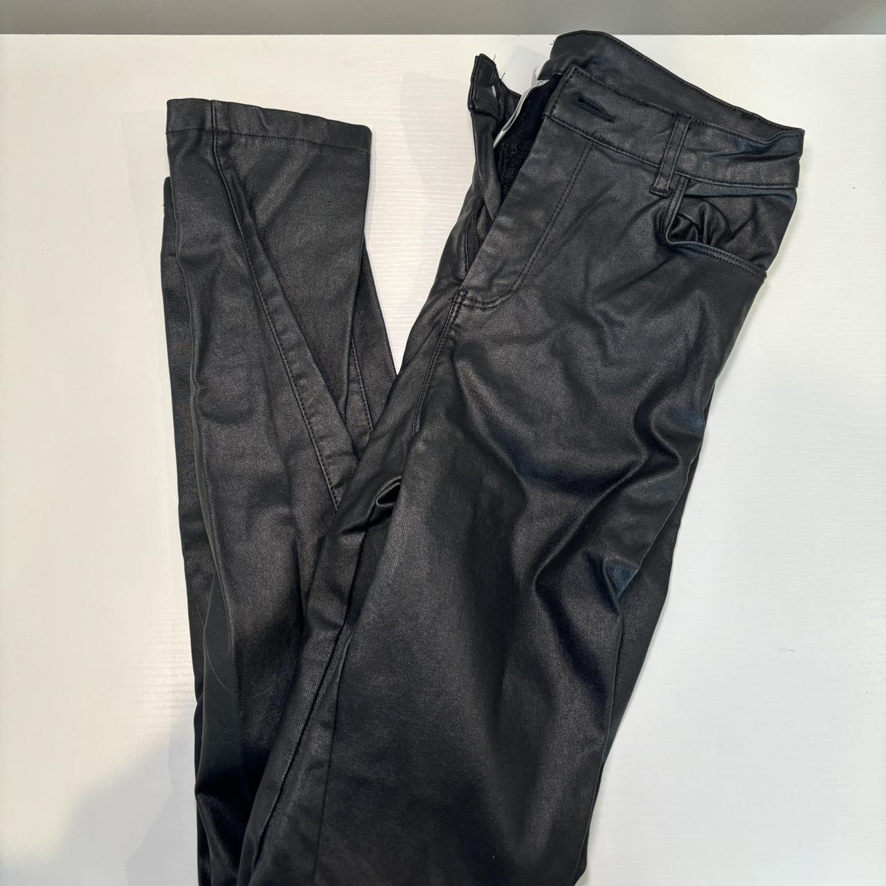 amazon faux leather pants size small offers... Depop