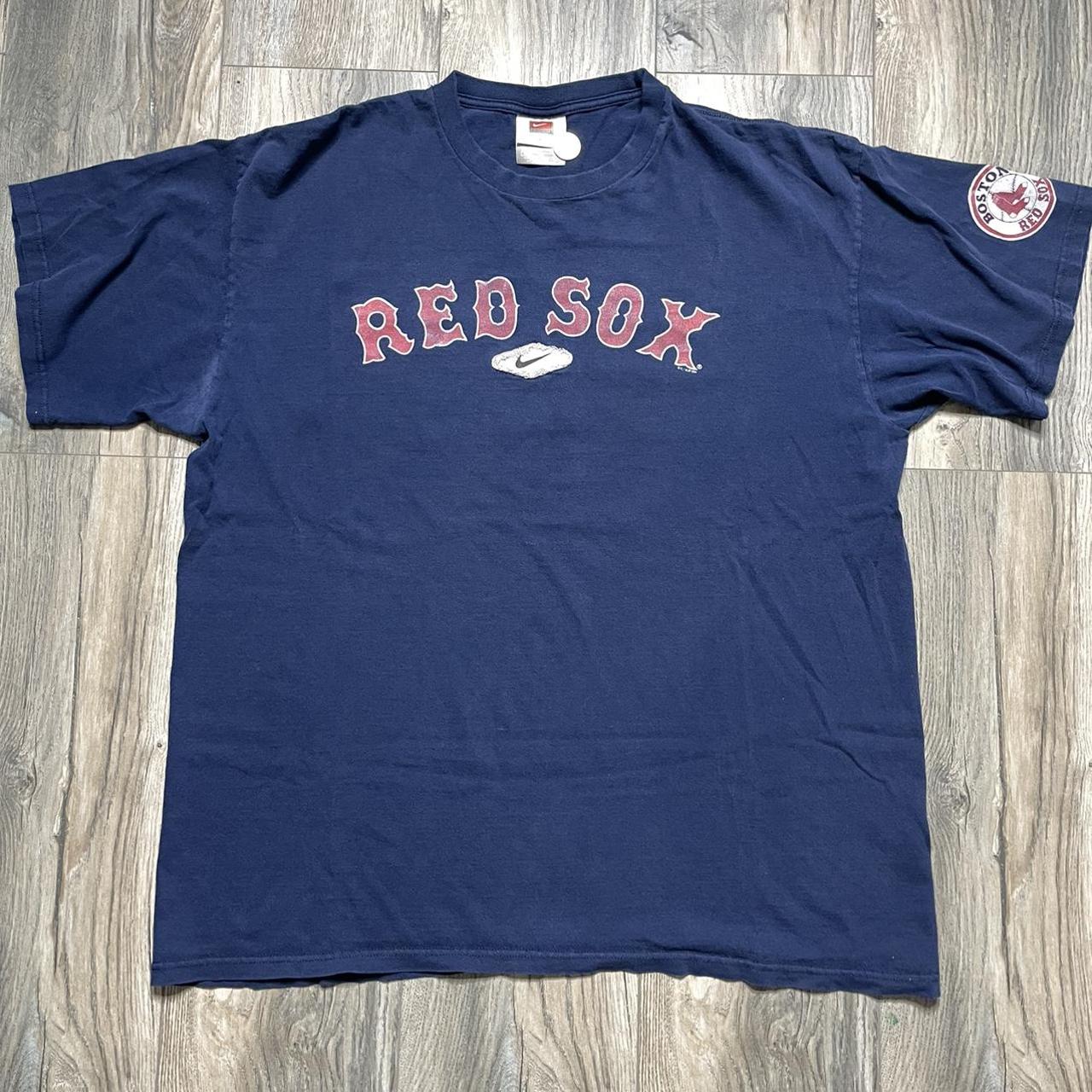 Vintage y2k Nike Boston Red Sox jersey Curt - Depop