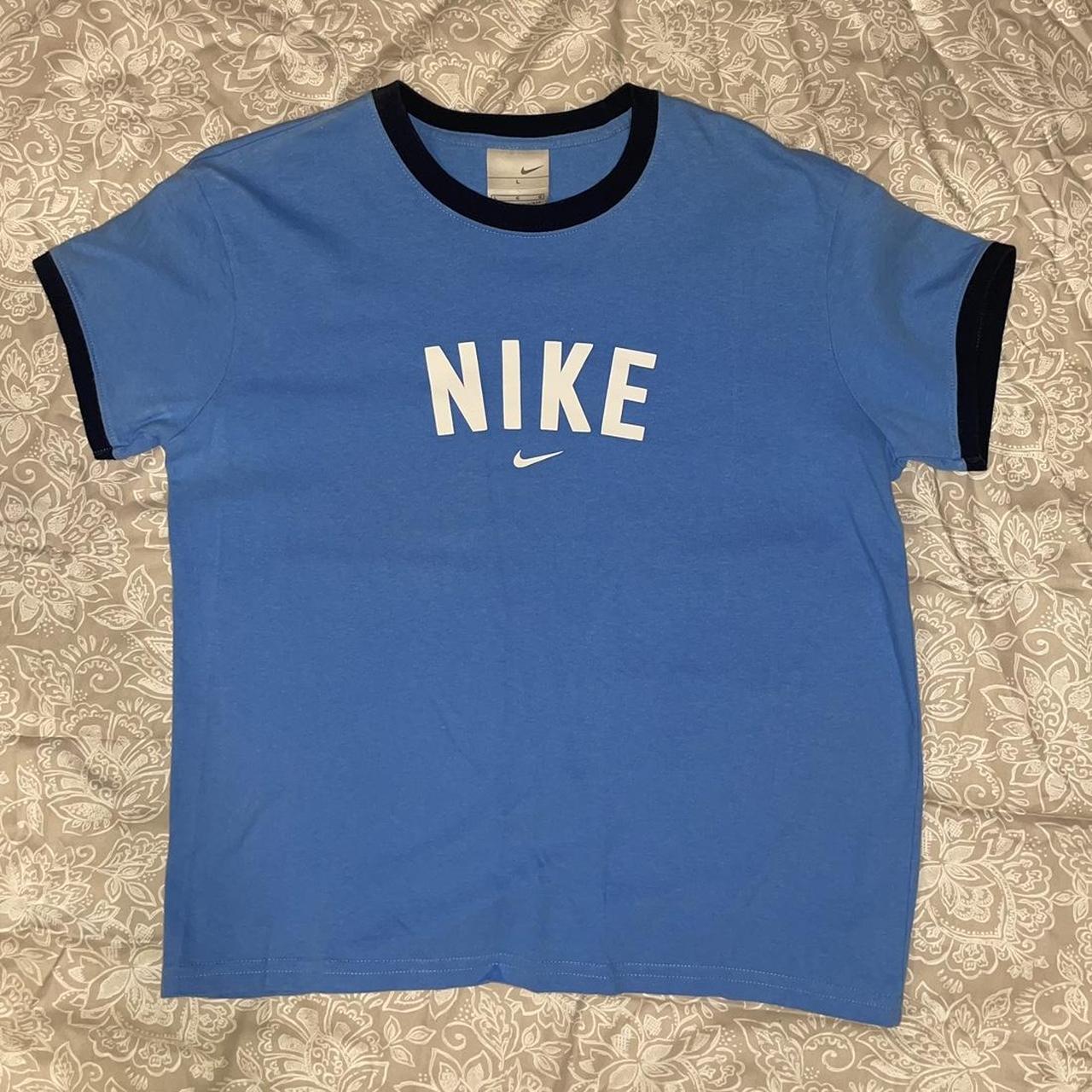 womens nike blue shirt