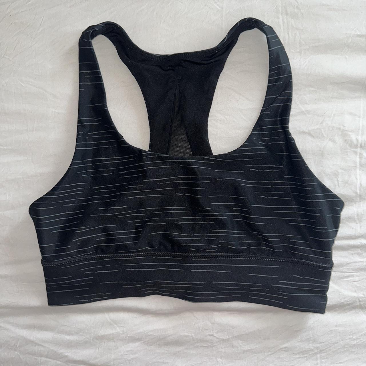 Morét Ultra Black Racerback Sports Bra Size... - Depop