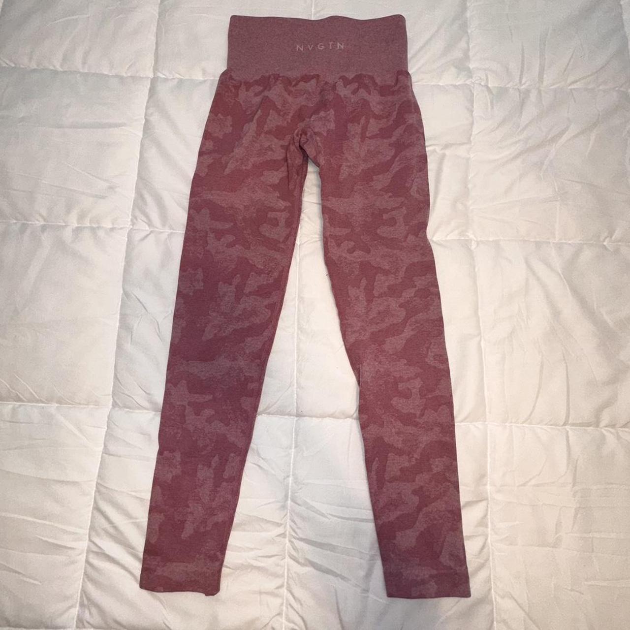 NVGTN Pink Camo High-Rise Leggings Size XS In great - Depop