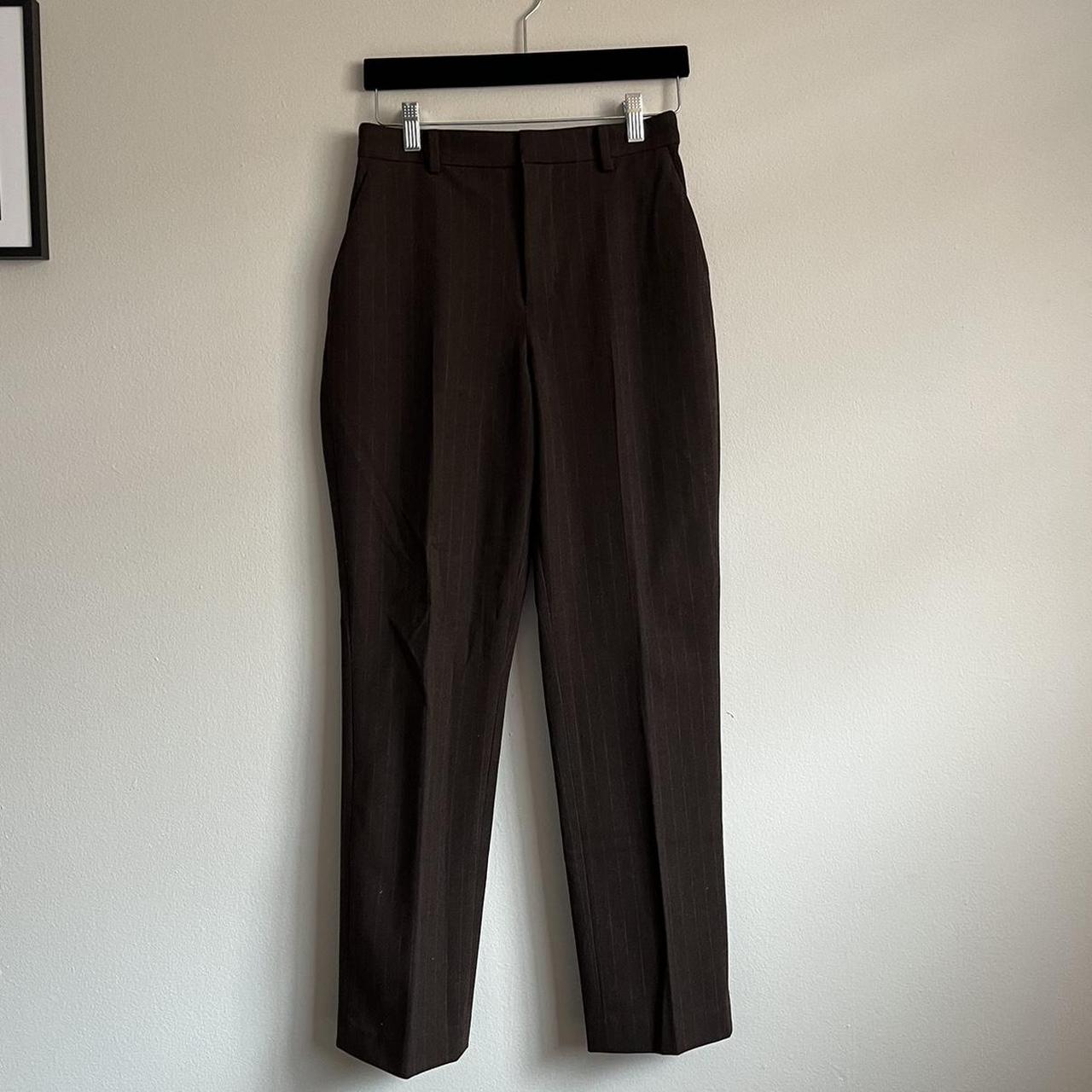 UNIQLO Women's Brown Trousers | Depop