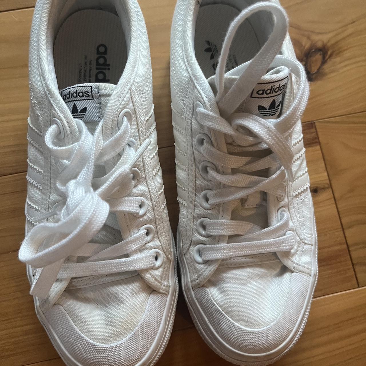 Adidas Nizza Platform Adidas White Women's Sneakers Adidas