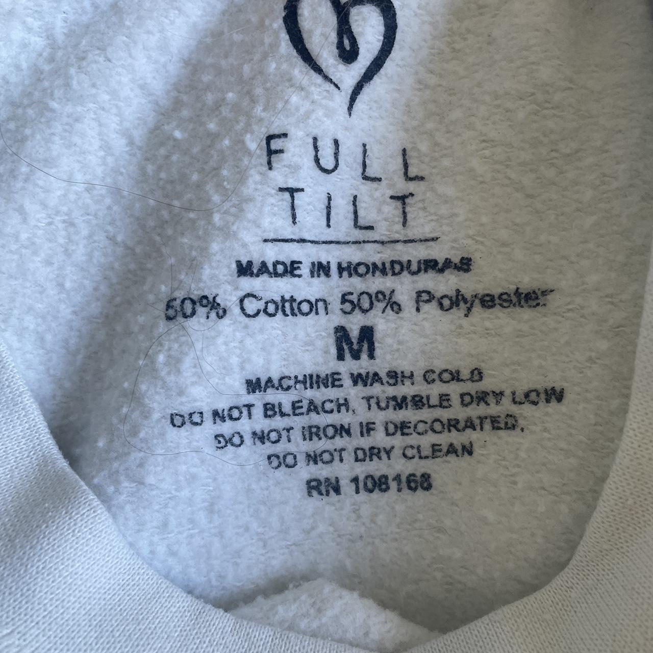 Tillys Women's White and Black Sweatshirt (3)