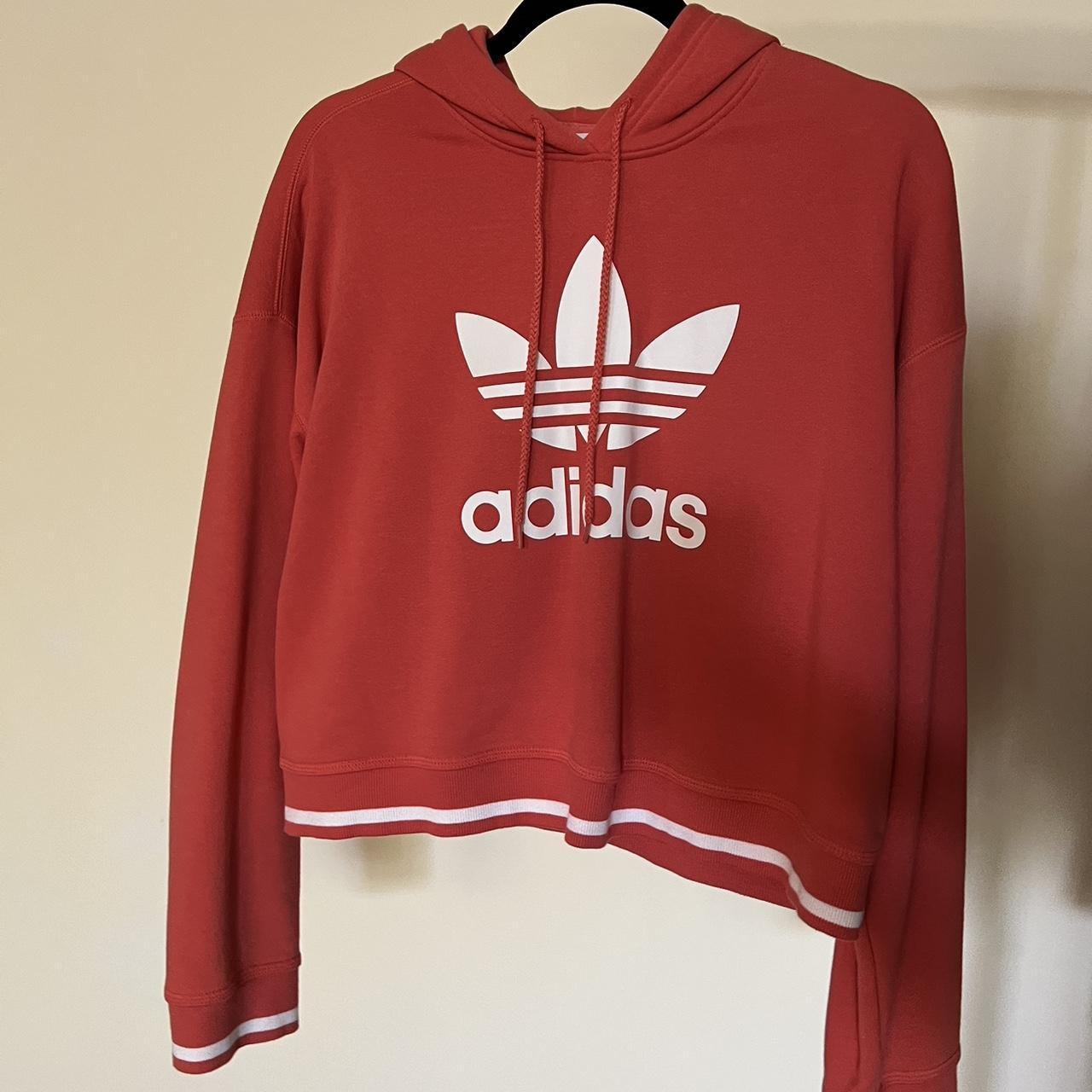 adidas hoodie peach