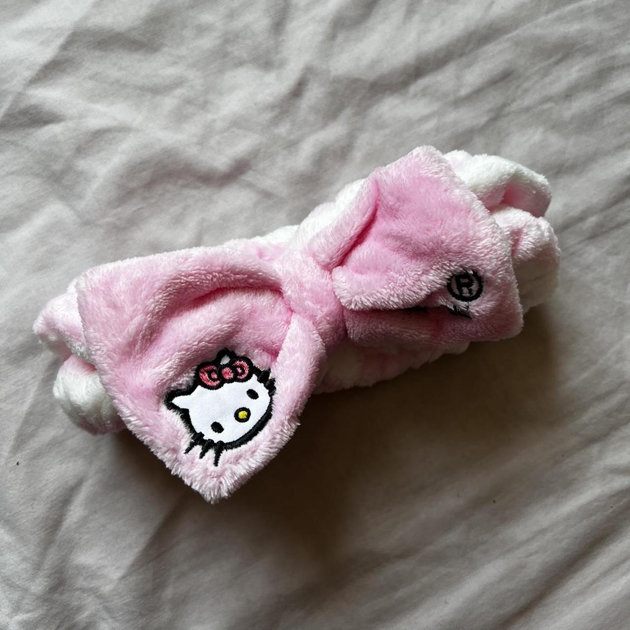 Hello Kitty x The Crème Shop spa plush headband... - Depop