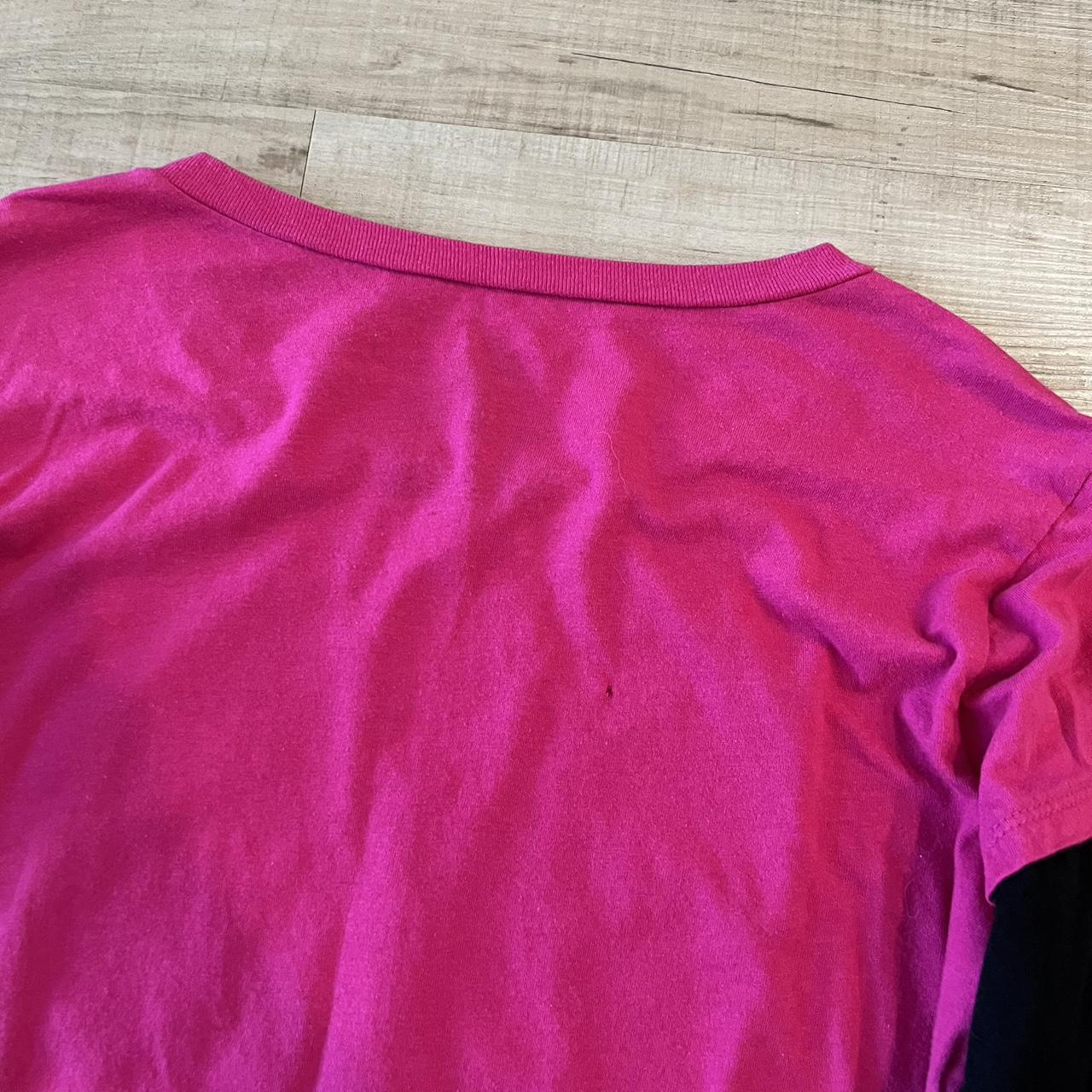 Women's Pink and Black T-shirt | Depop