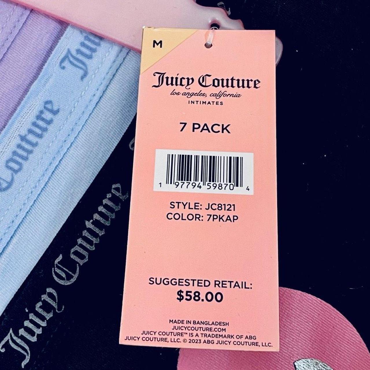 Brand new with tags 7 pack juicy couture thongs size - Depop