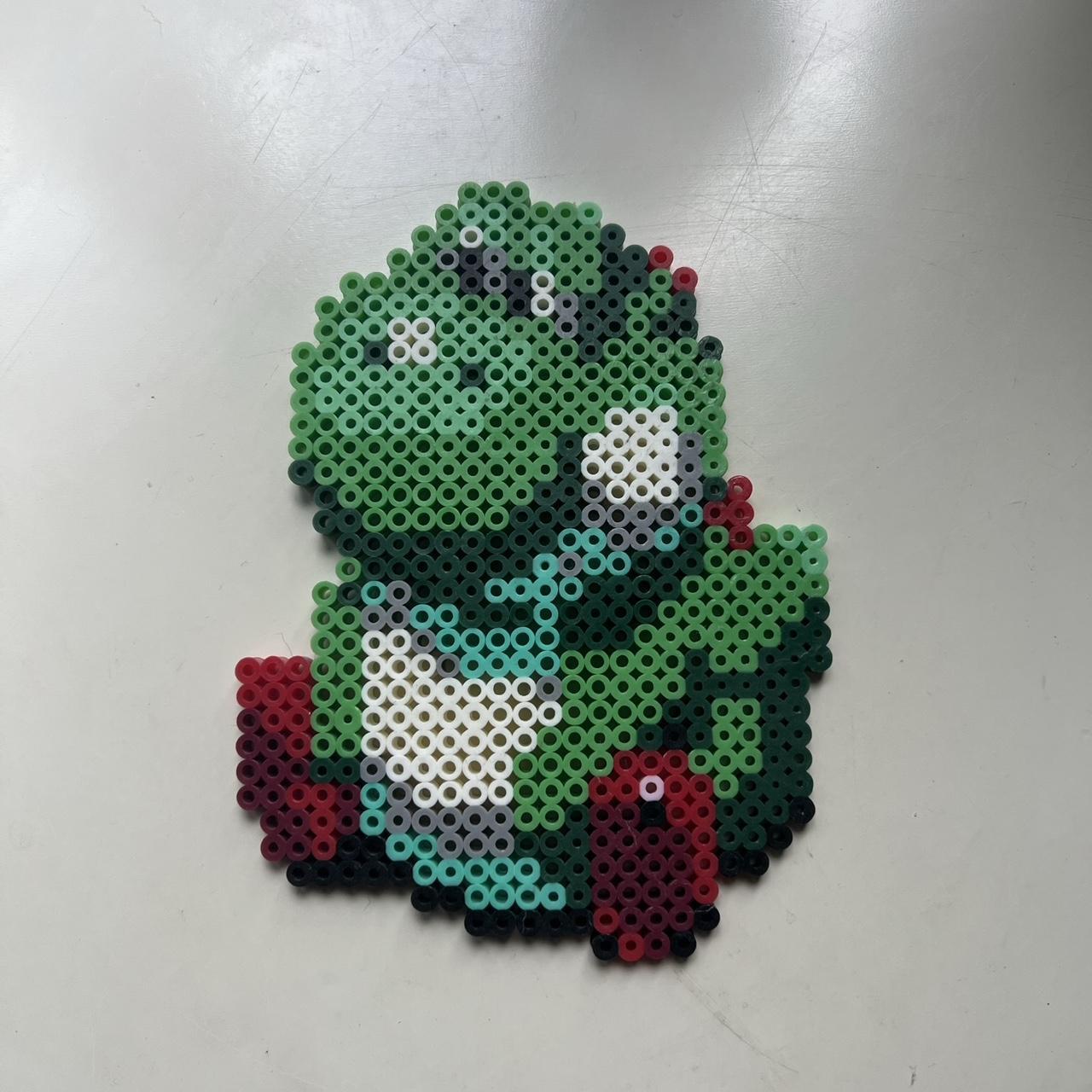 Bit Yoshi Kandi Pattern (Super Mario Bros Elements Perler Beads