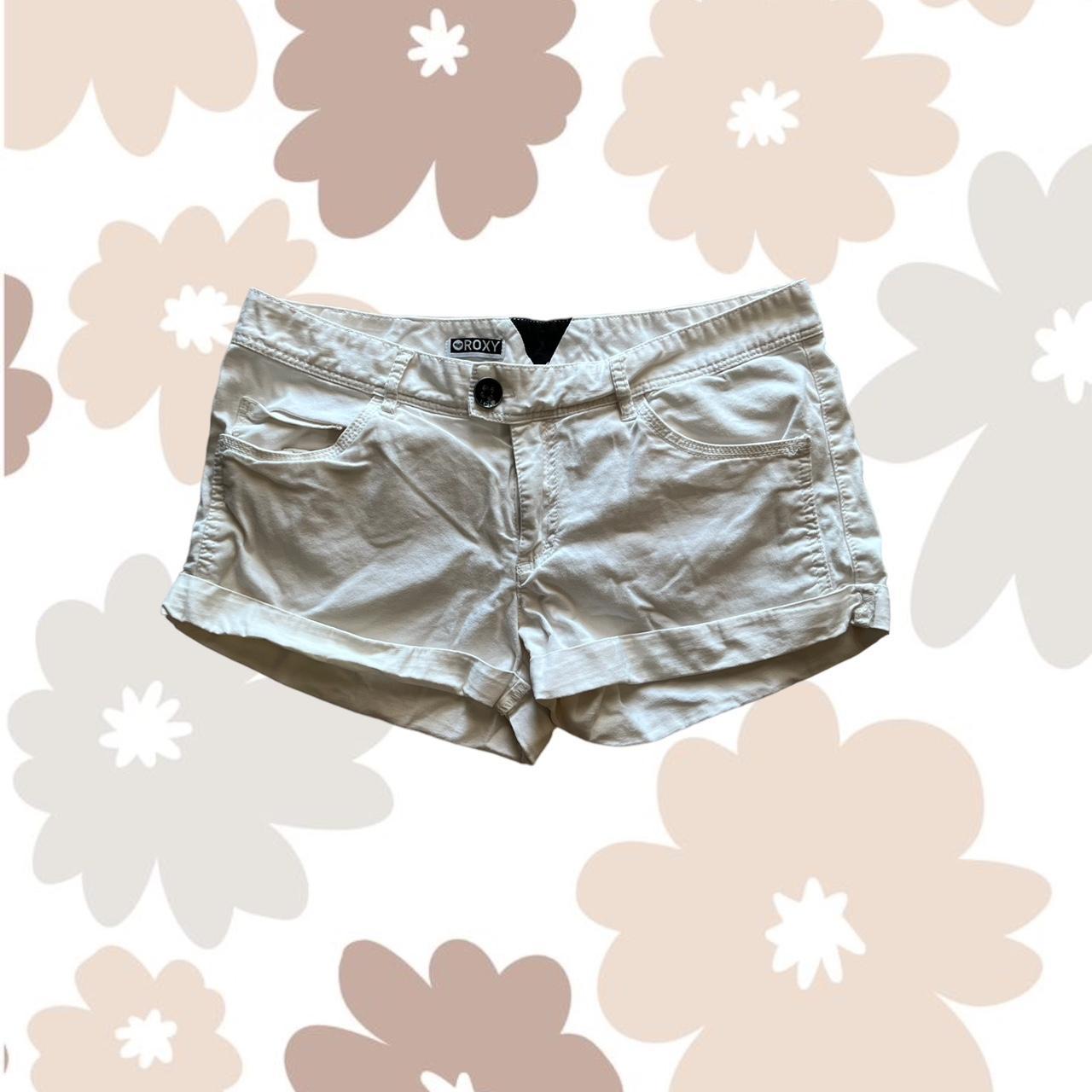 Roxy Women's Tan and White Shorts