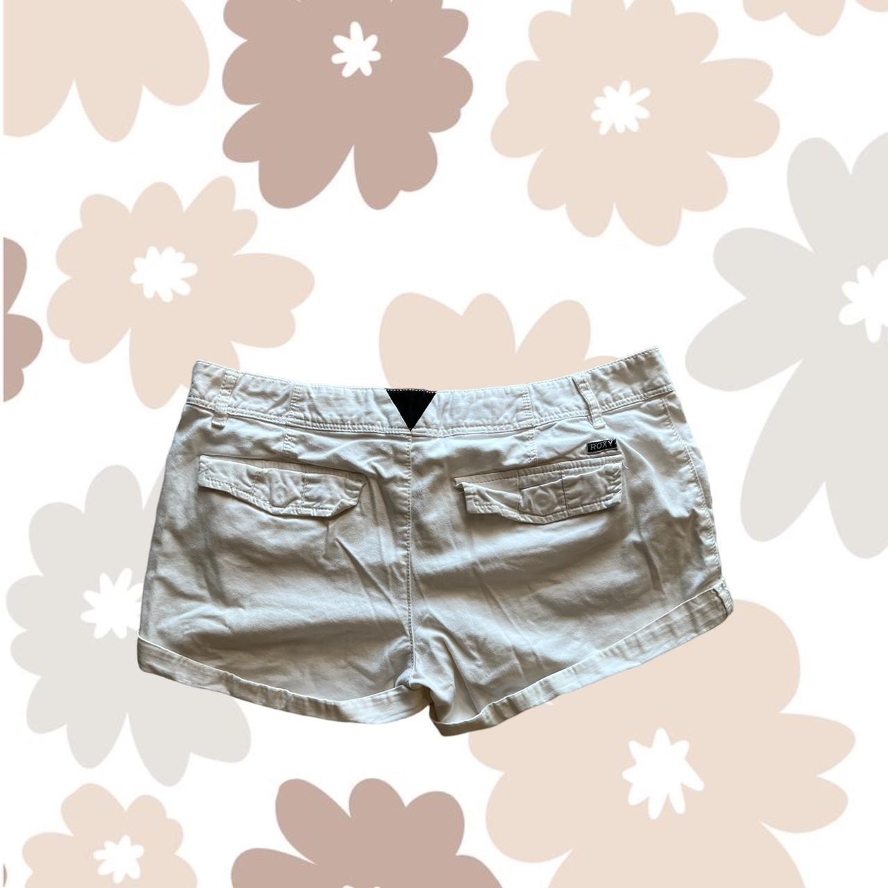 Roxy Women's Tan and White Shorts (2)