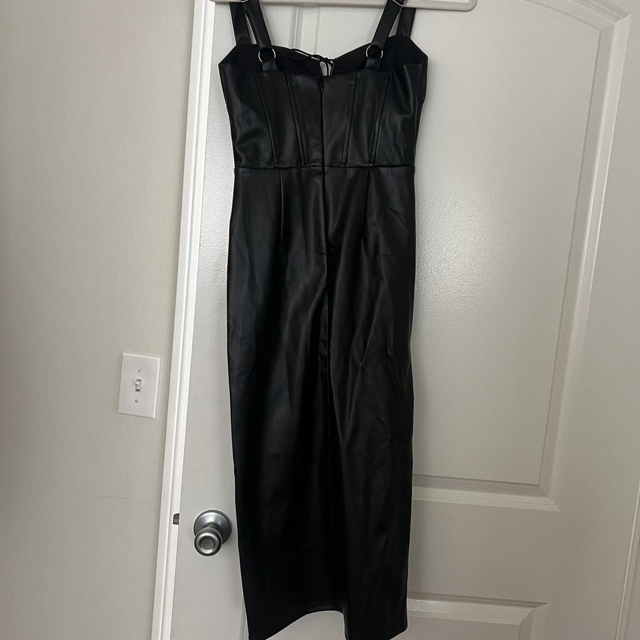 Remi Bader x Revolve leather dress Size XS - Depop