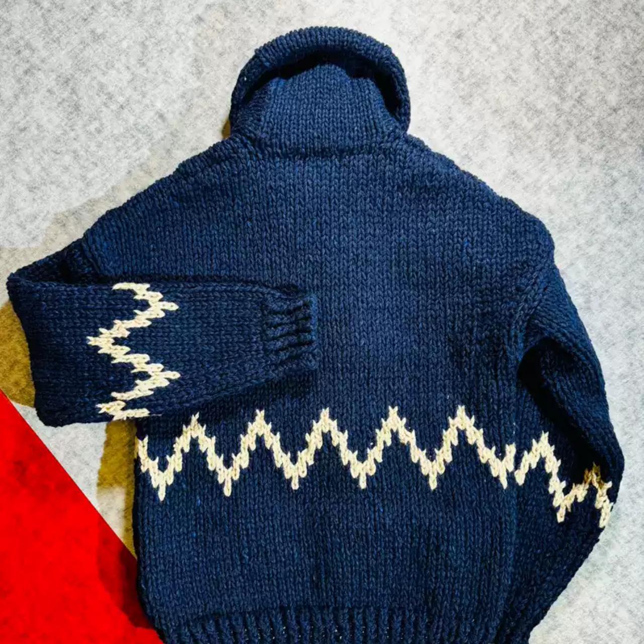 visvim cowichan SB hand-knit F.Z ITEM INFO Size: l.... - Depop