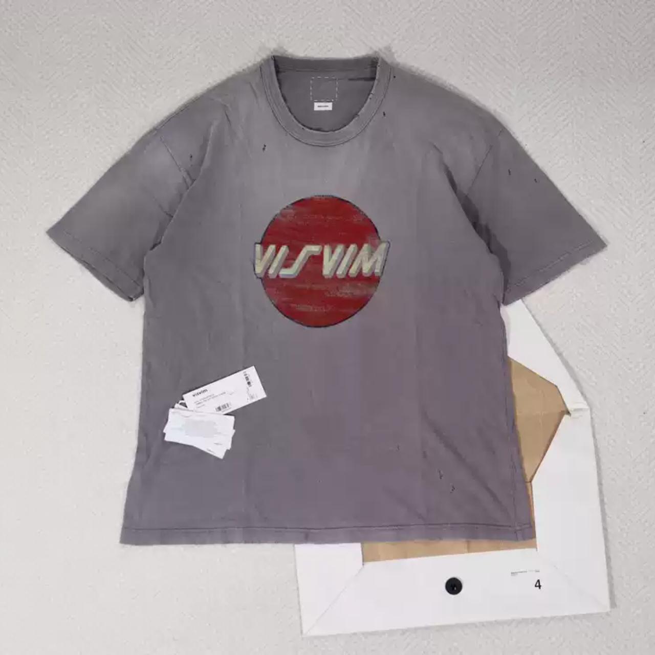 Visvim 22aw Jumbo Tee Crash destroys short-sleeved | Depop