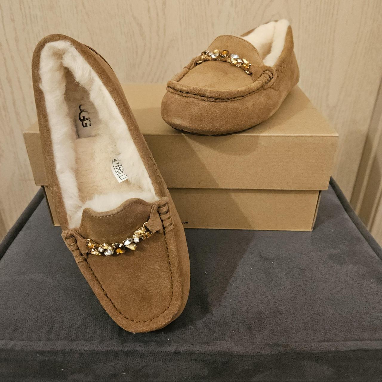 Ansley Charm Gem Slipper UGG ANSLEY CHARM GEM Moccasin Slippers