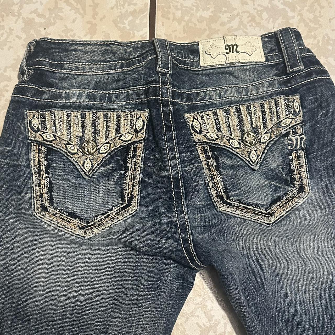 Miss me jeans Mid rise skinny size 28 A iti biti... - Depop