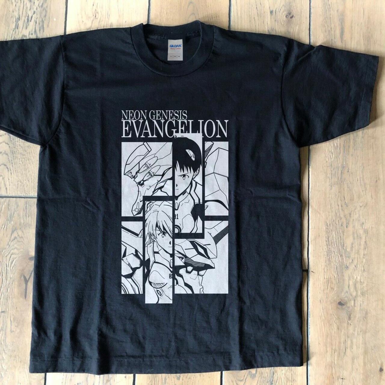 vintage neon genesis evangelion shirt