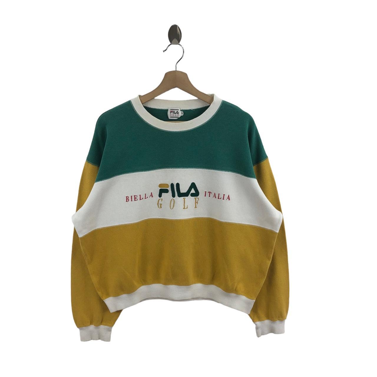 Fila orders sweatshirt mens gold