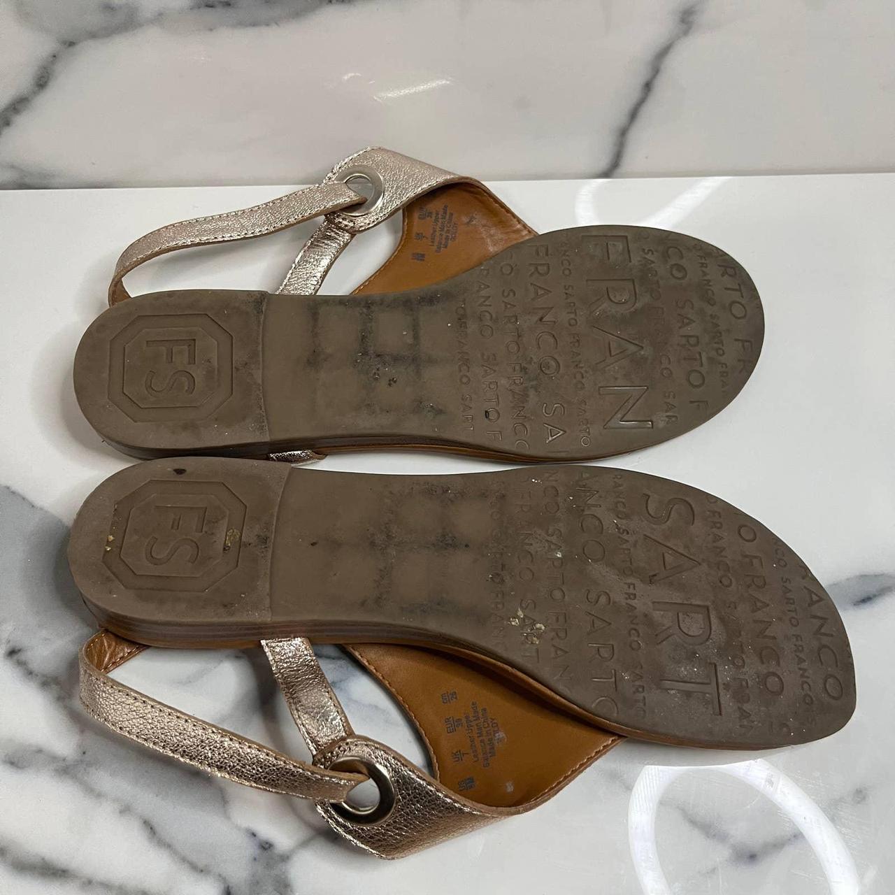 Franco sarto silver sandals hot sale