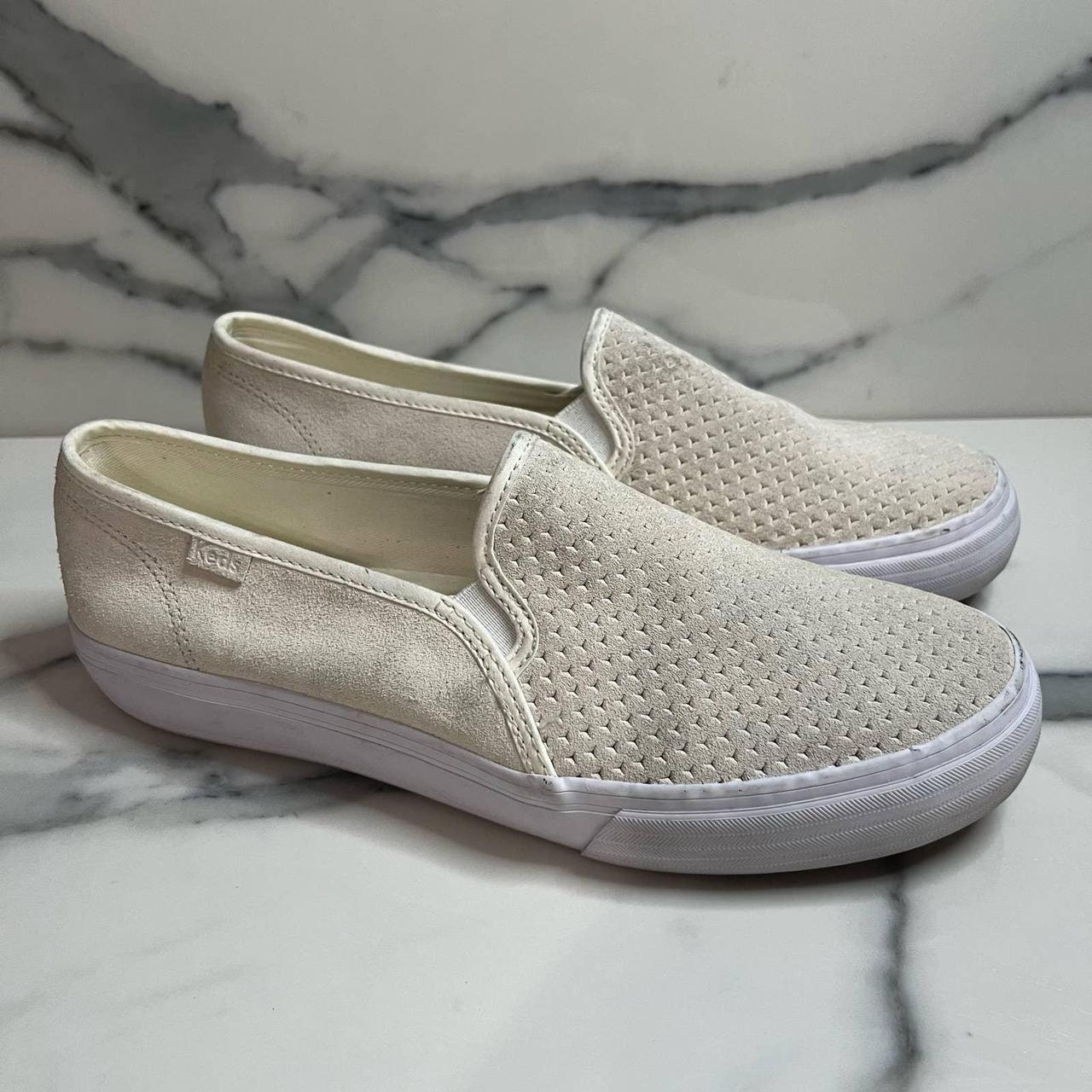 Keds double decker suede on sale cream