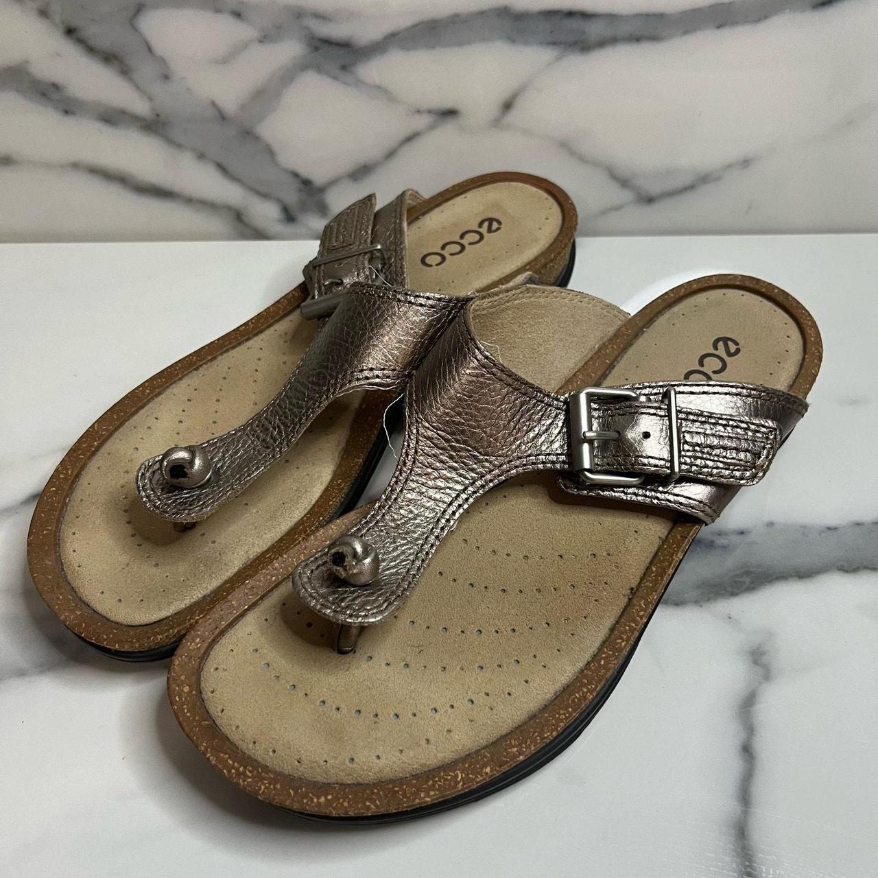 Ecco thong sandals best sale