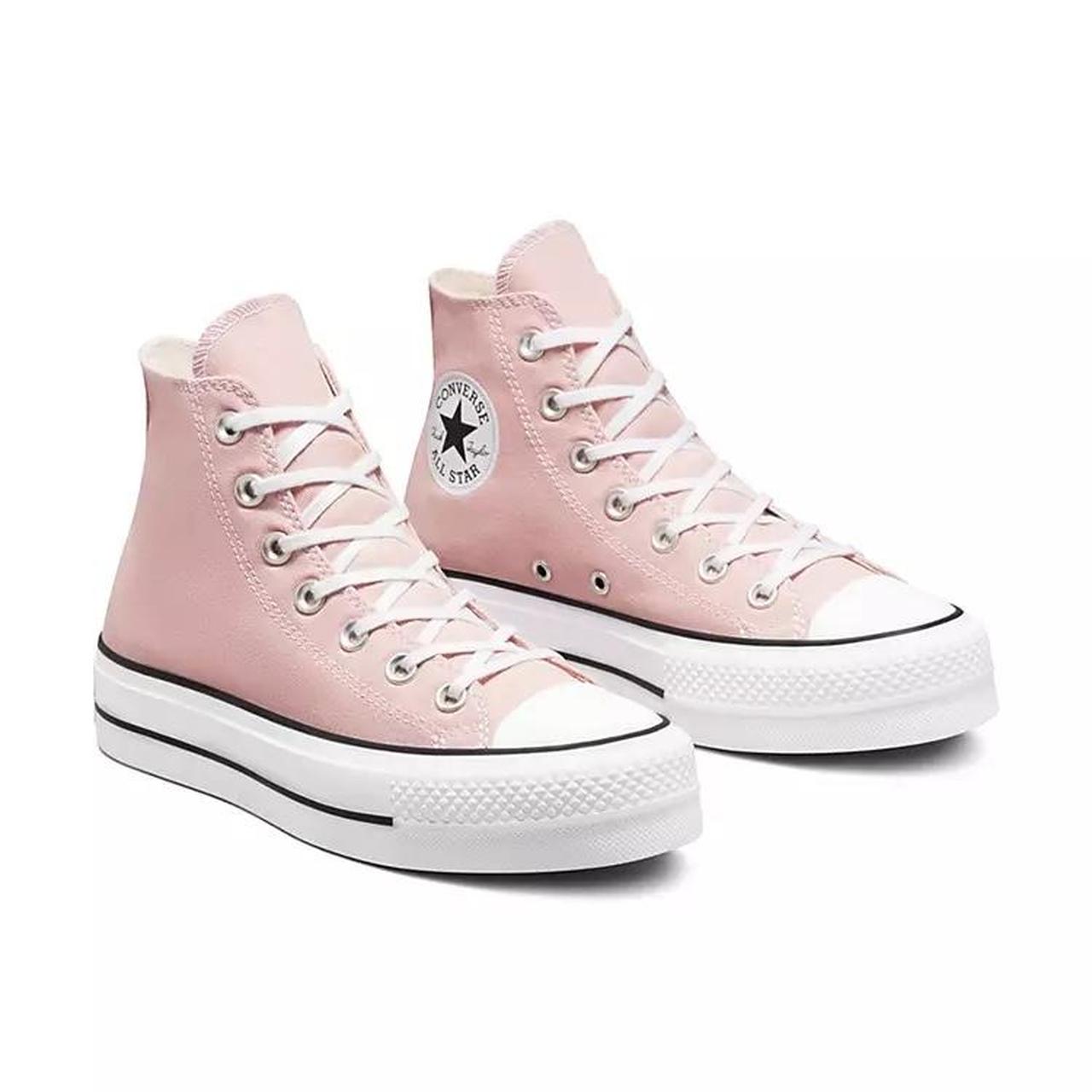 Light pink shop platform converse