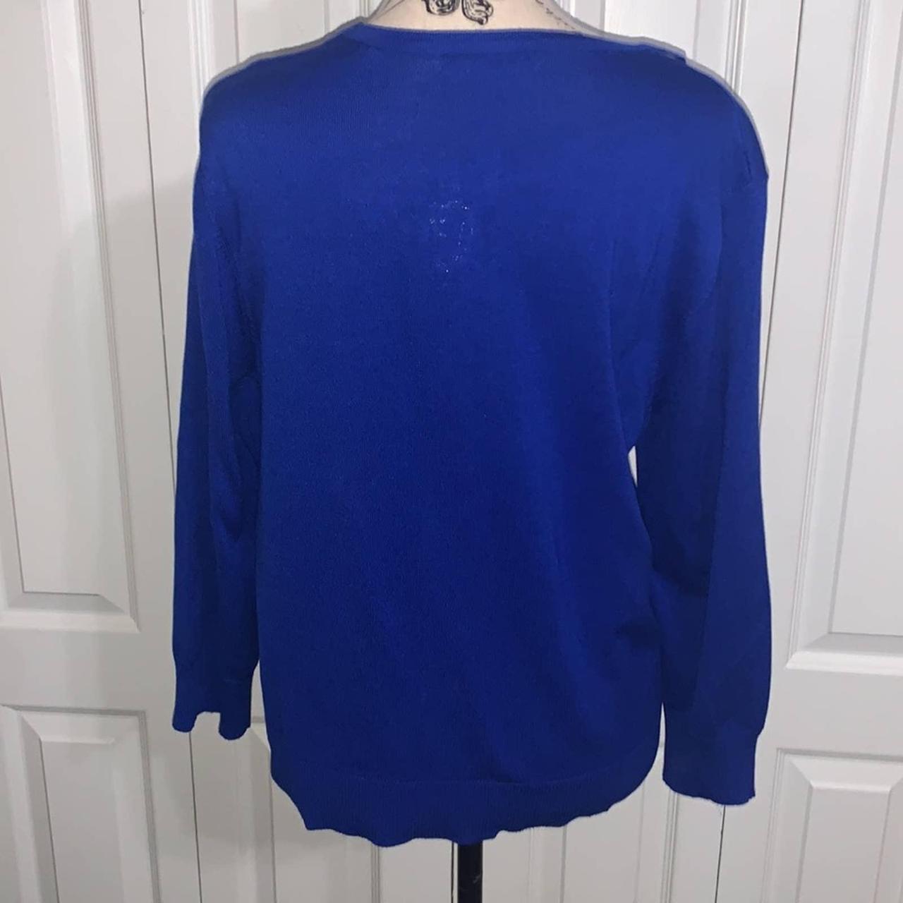 Cable & Gauge Shrug Cardigan Sweater Blue Size XL... Depop