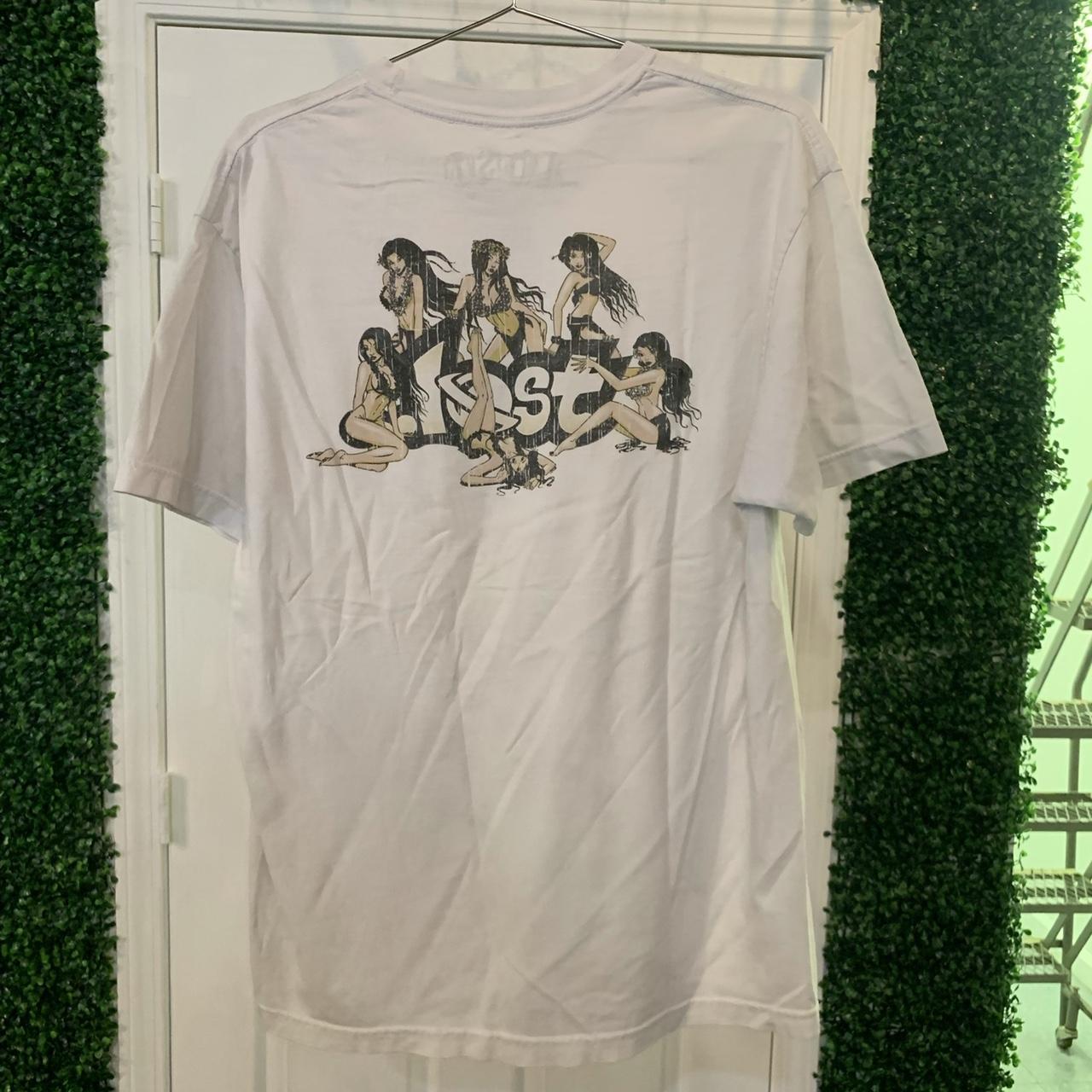 Lost Ink Men's White and Cream T-shirt