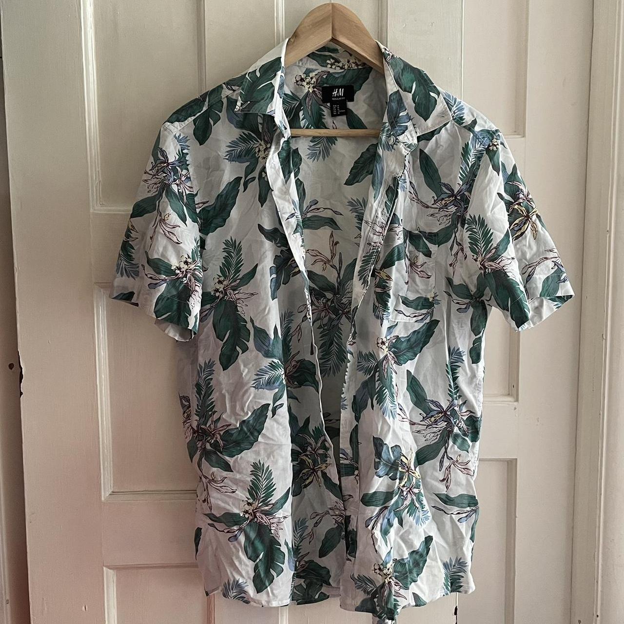 Shirt Mens Leopard Print T Shirt H&m Patterned Resort Shirt