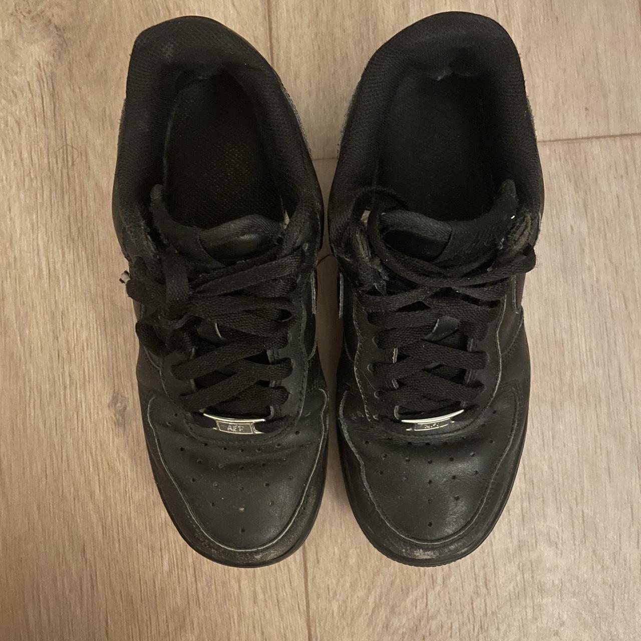 UK 4 Nike A1s Black Used condition, had for a few... - Depop