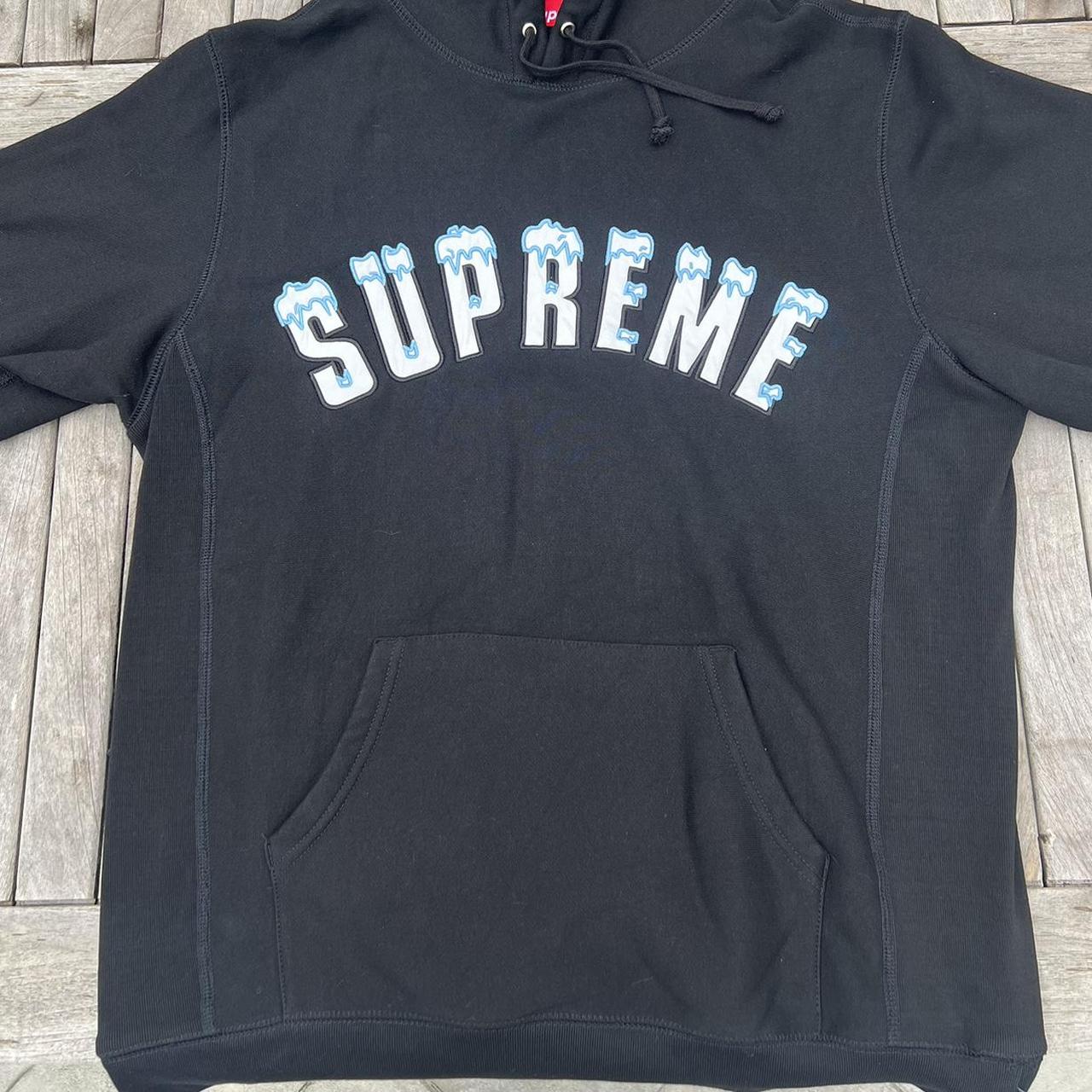 Supreme Black Hoodie black supreme hoodie supreme - Depop