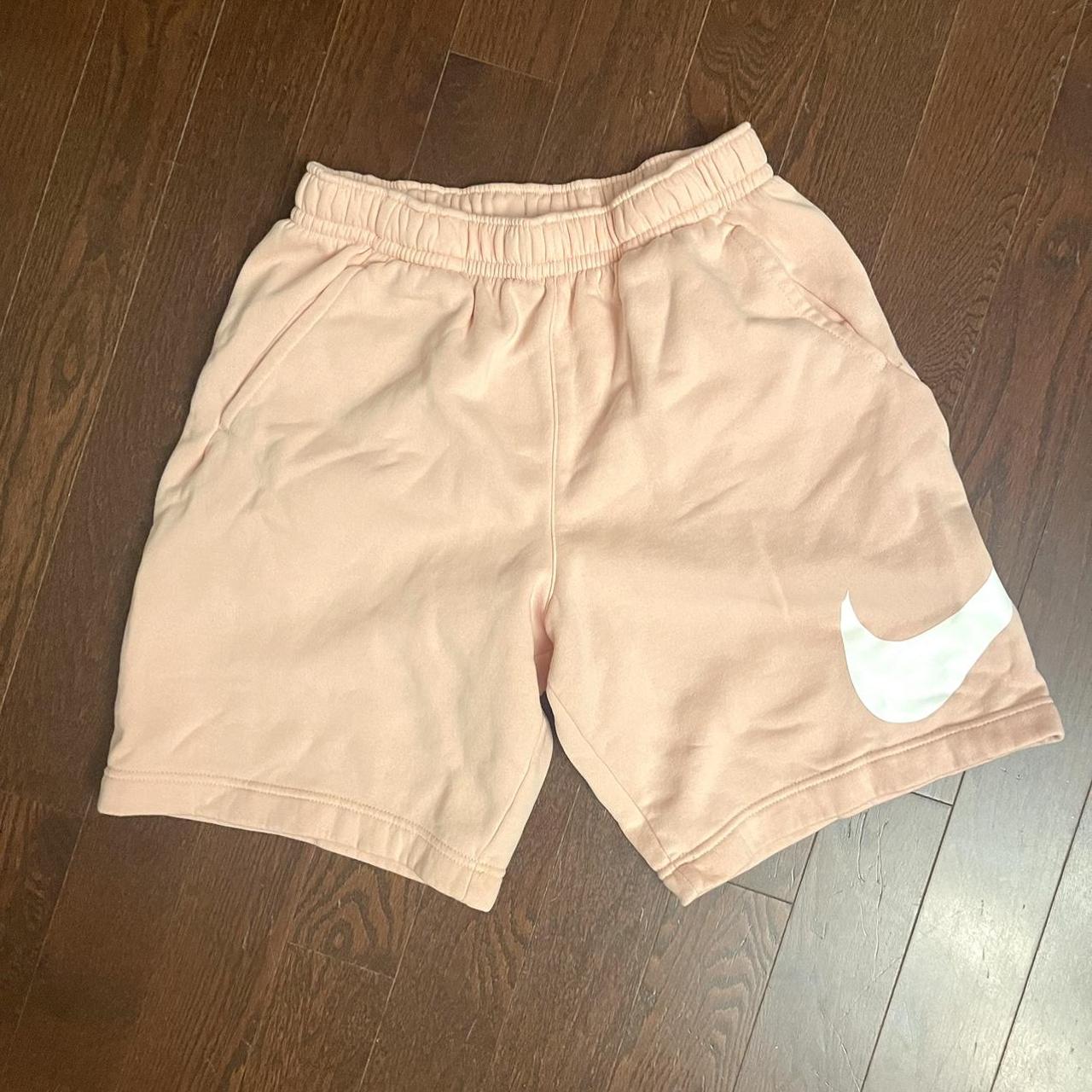 Nike Men's Pink and White Shorts | Depop