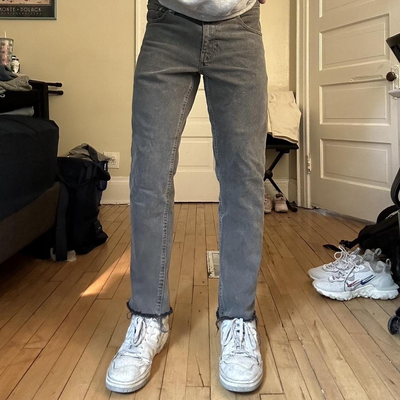 ASOS Men's Grey Jeans Depop