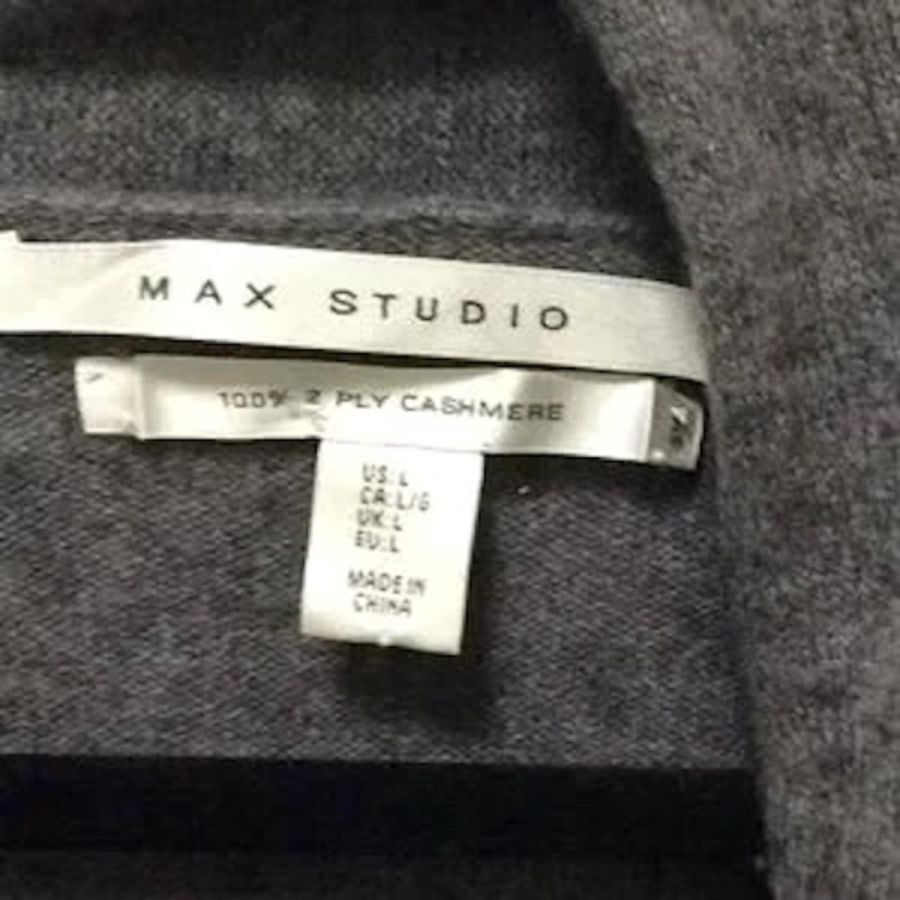 MAX STUDIO CASHMERE CARDIGAN 2 Ply 100 Cashmere Two