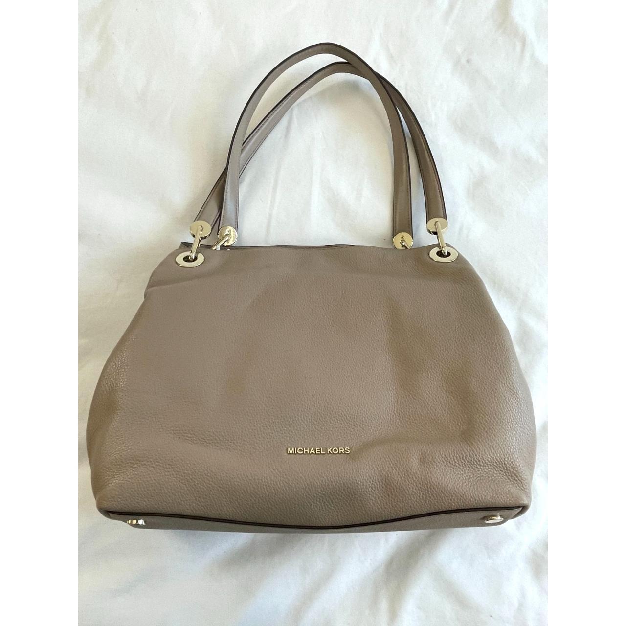 Michael kors raven pebbled leather online tote