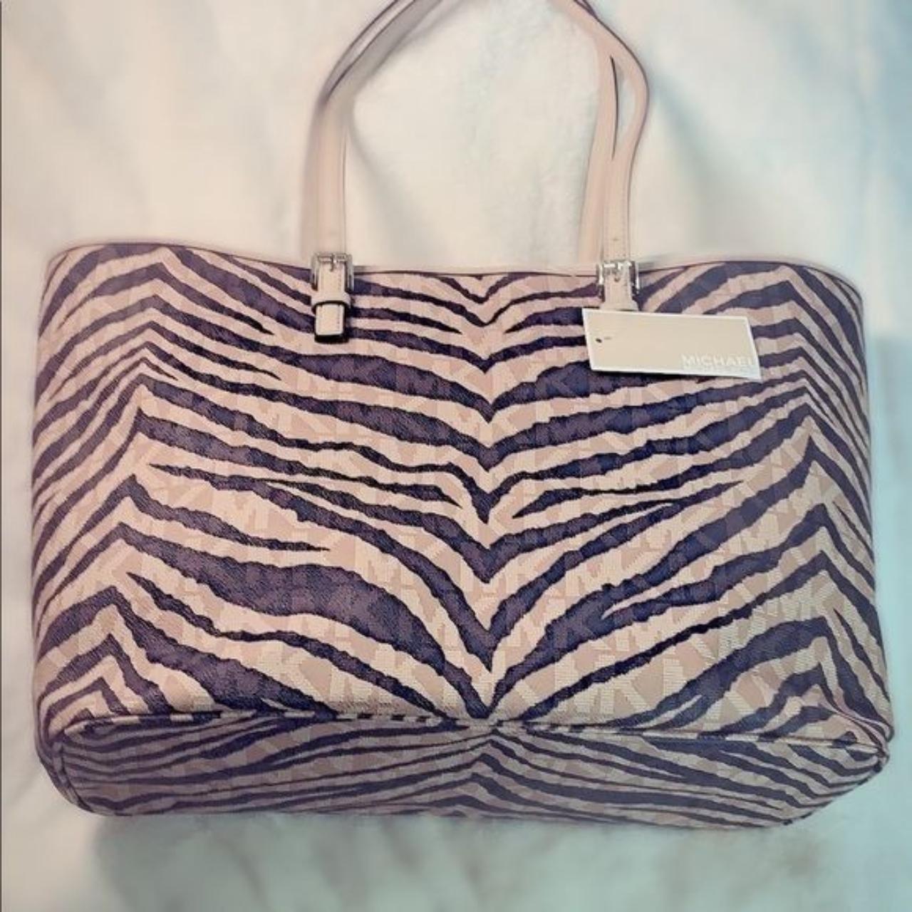 Michael kors outlet zebra print tote