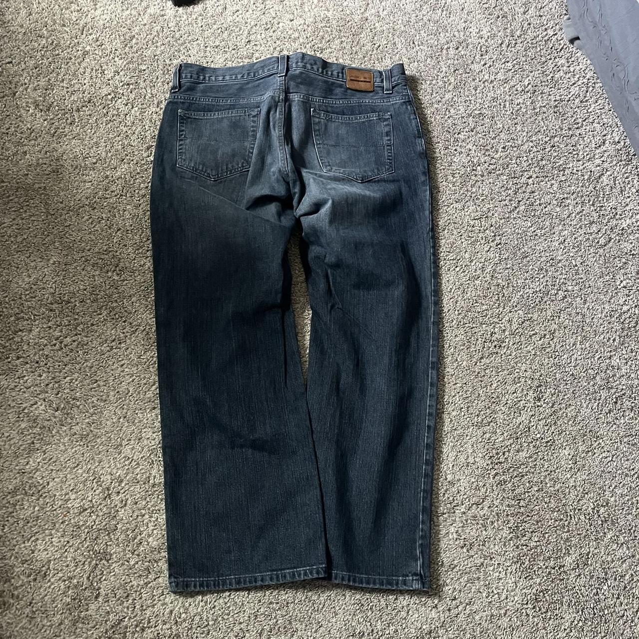 Insane pair of super baggy axist jeans, dm me with... - Depop