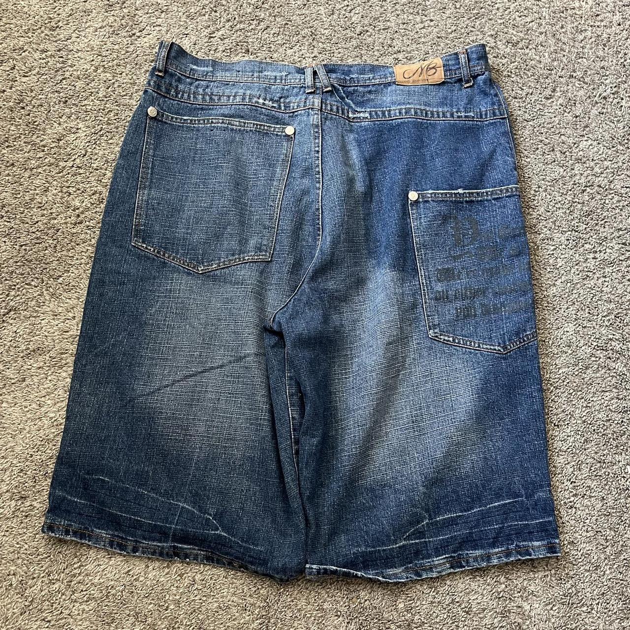 Insane y2k makaveli jorts, dm me with any... - Depop