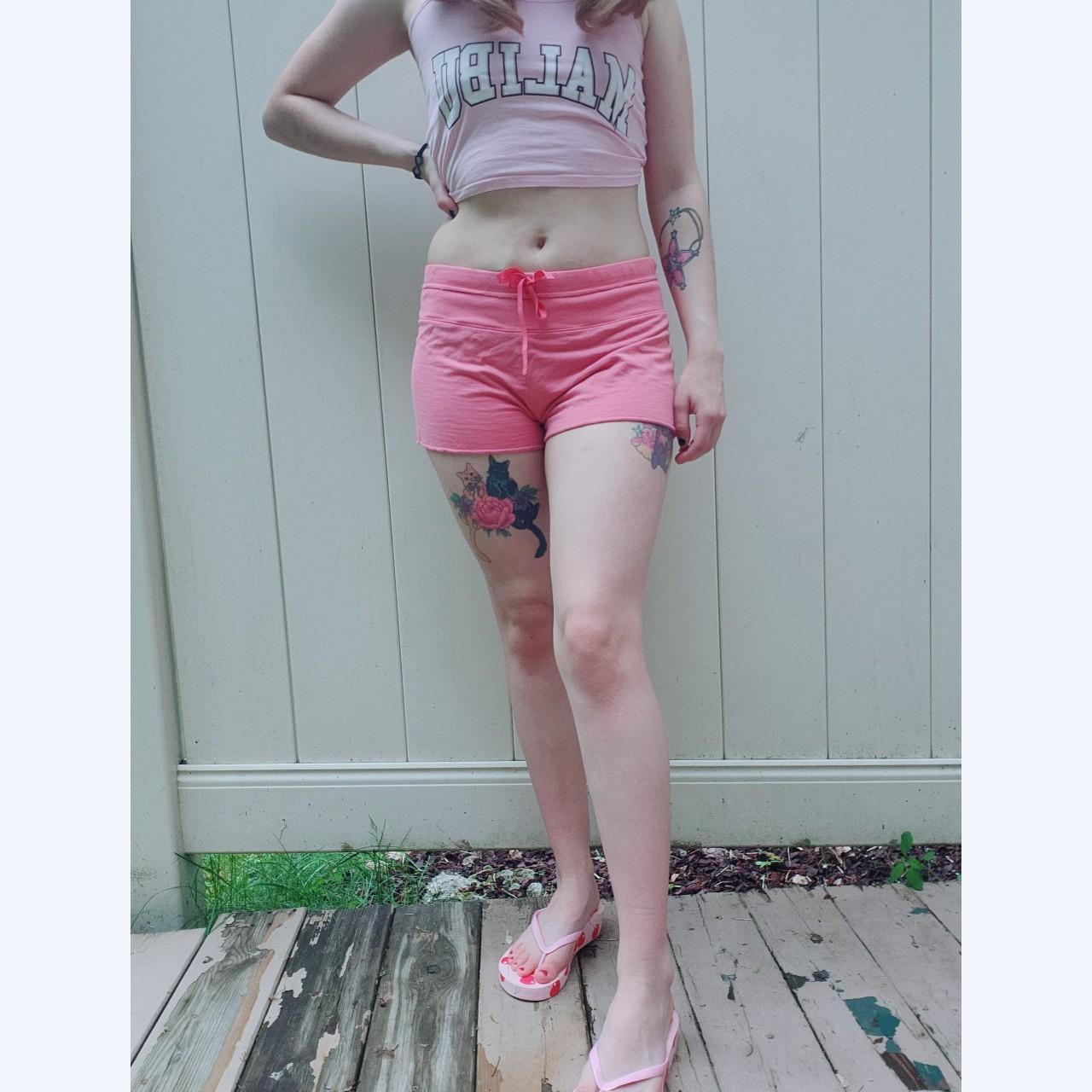 Victoria secret pink hot sale jean shorts