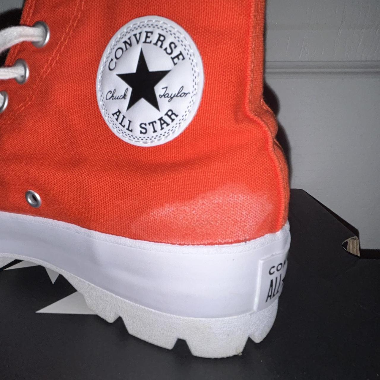 Orange converse womens hotsell