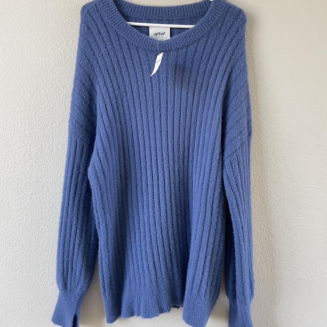 Women’s Aerie Blue Knit Sweater Size Small
