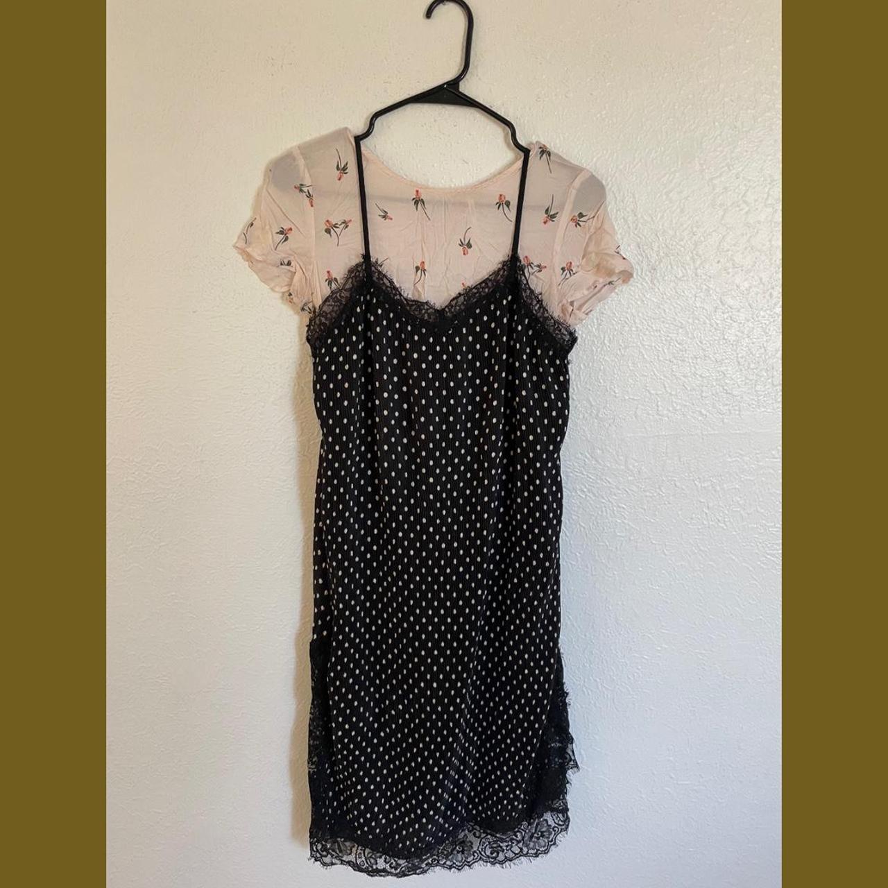free people black lace dress