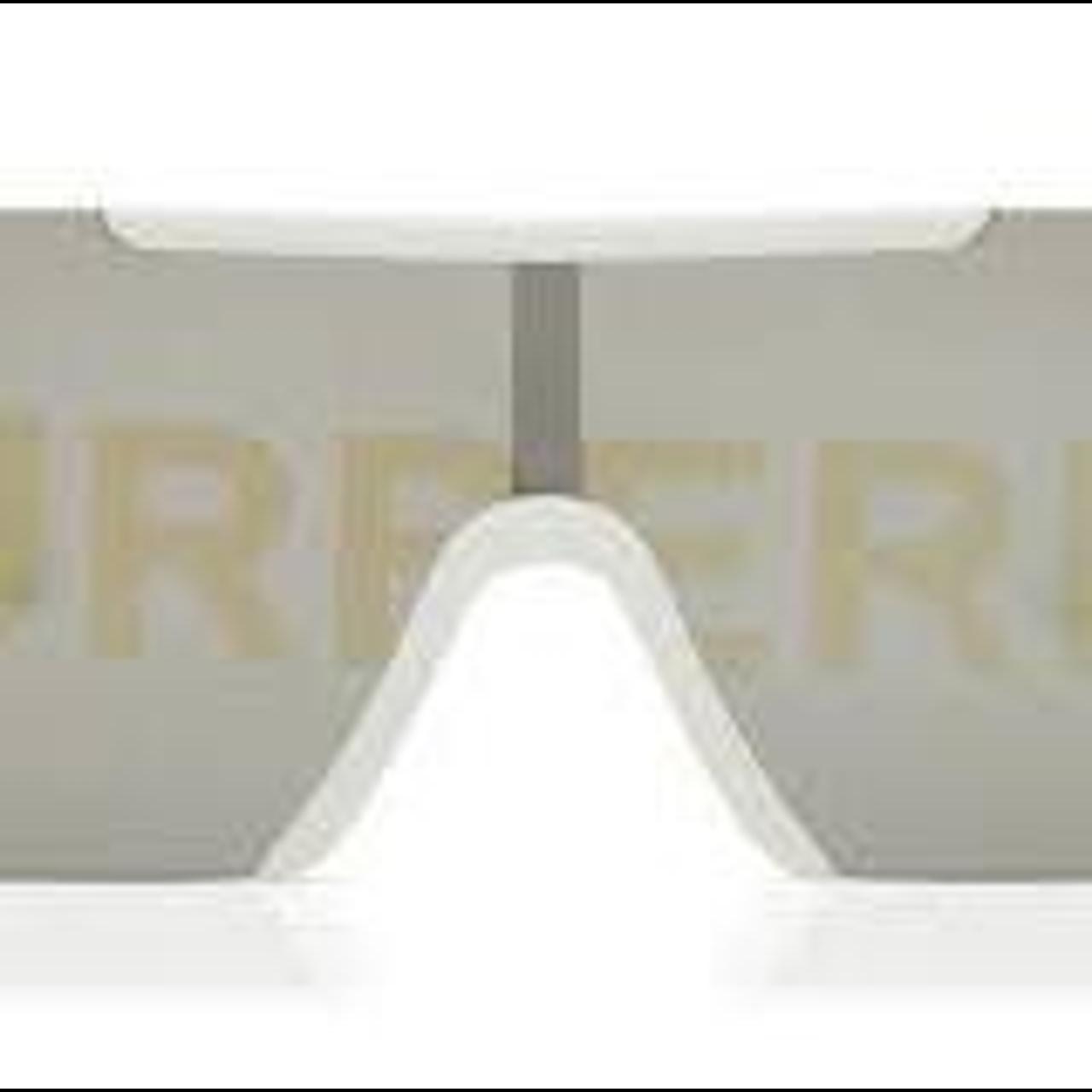 Burberry B-4291 4049/6G Sunglasses Men's White-Black/Grey Mirror Rectangle  38mm | EyeSpecs.com