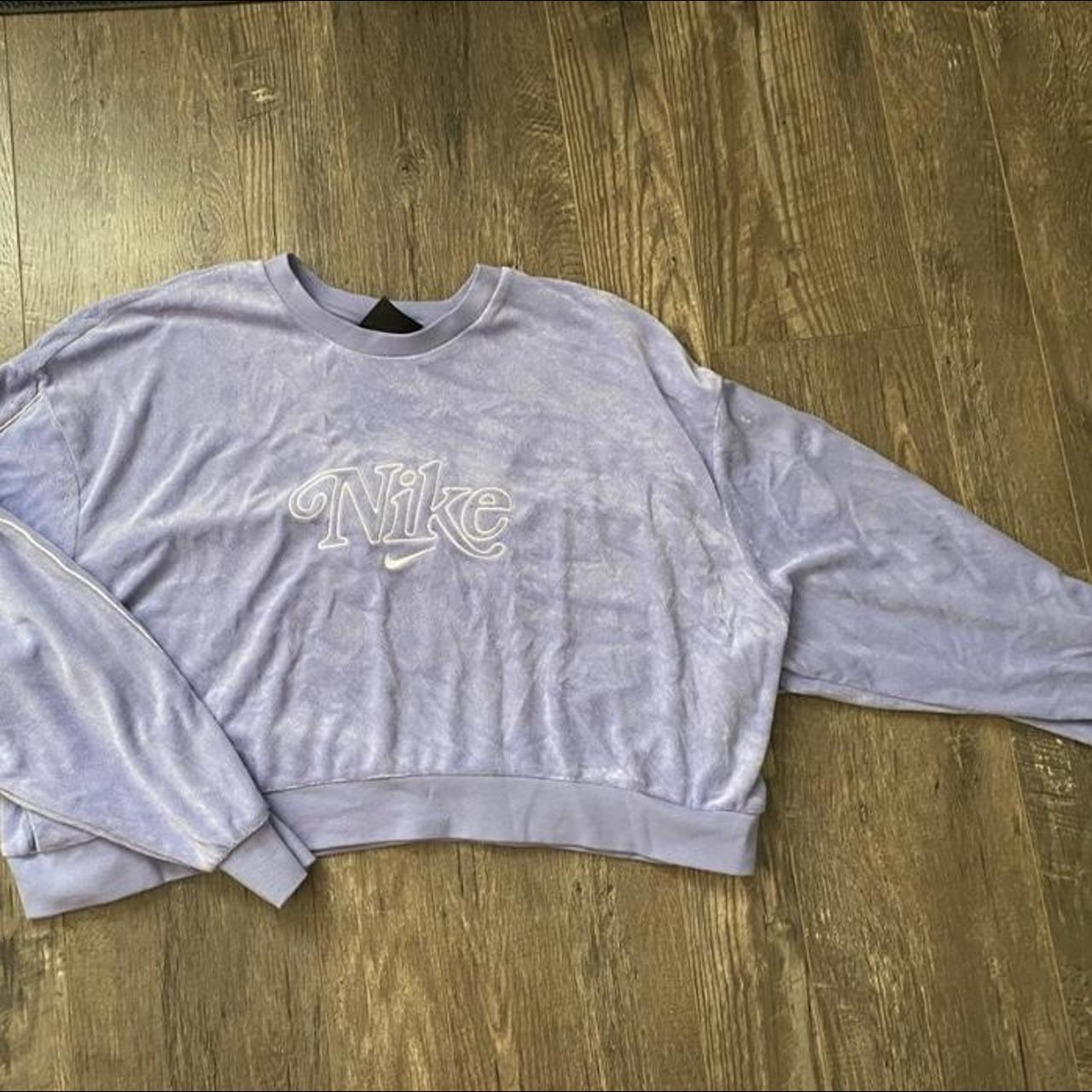 Terry cloth nike crewneck Depop