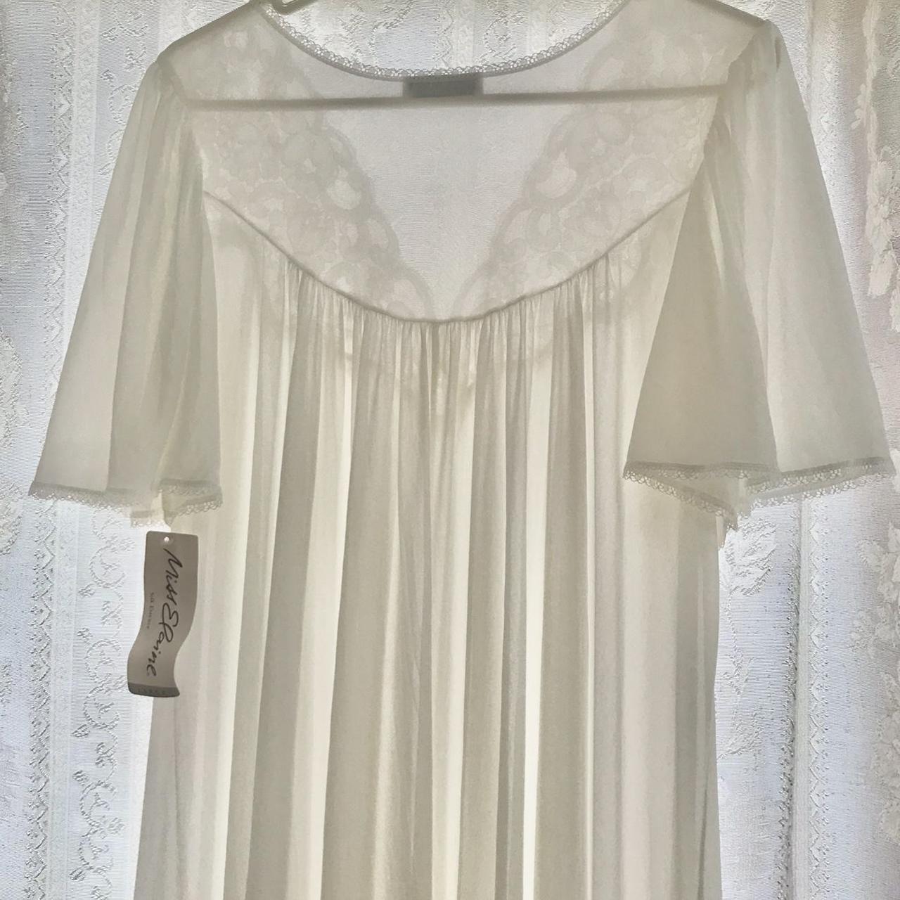 Miss Elaine Women's White Nightwear (2)