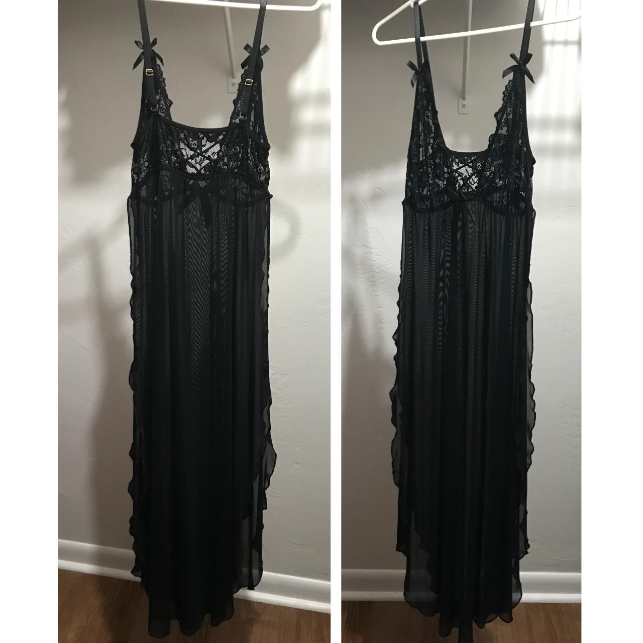 Black Lingerie Dress ($52 shipped) FREE... - Depop