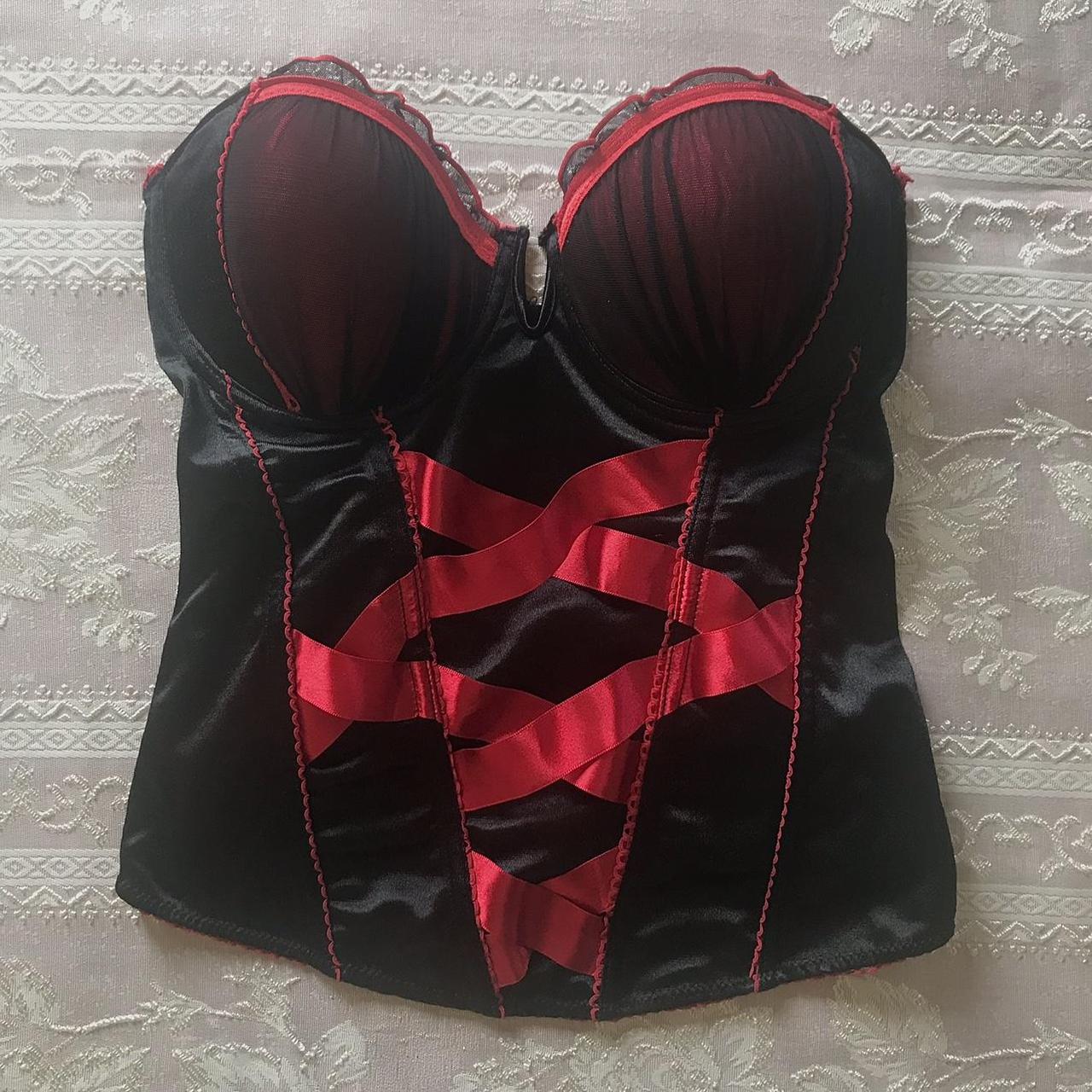 Native Intimates Bustier and Thong Skirt Set ($62 - Depop