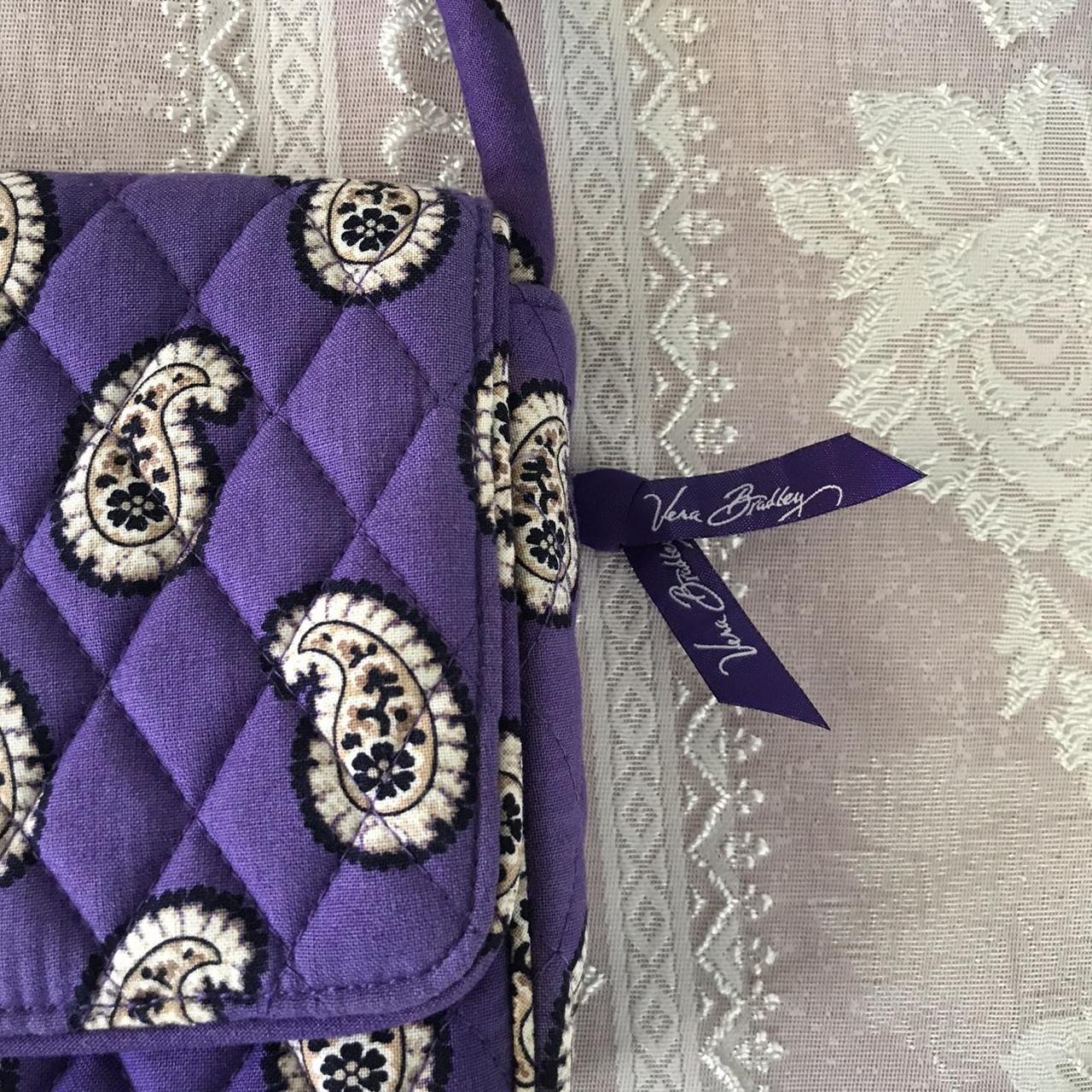 Vera bradley clearance purple leather purse