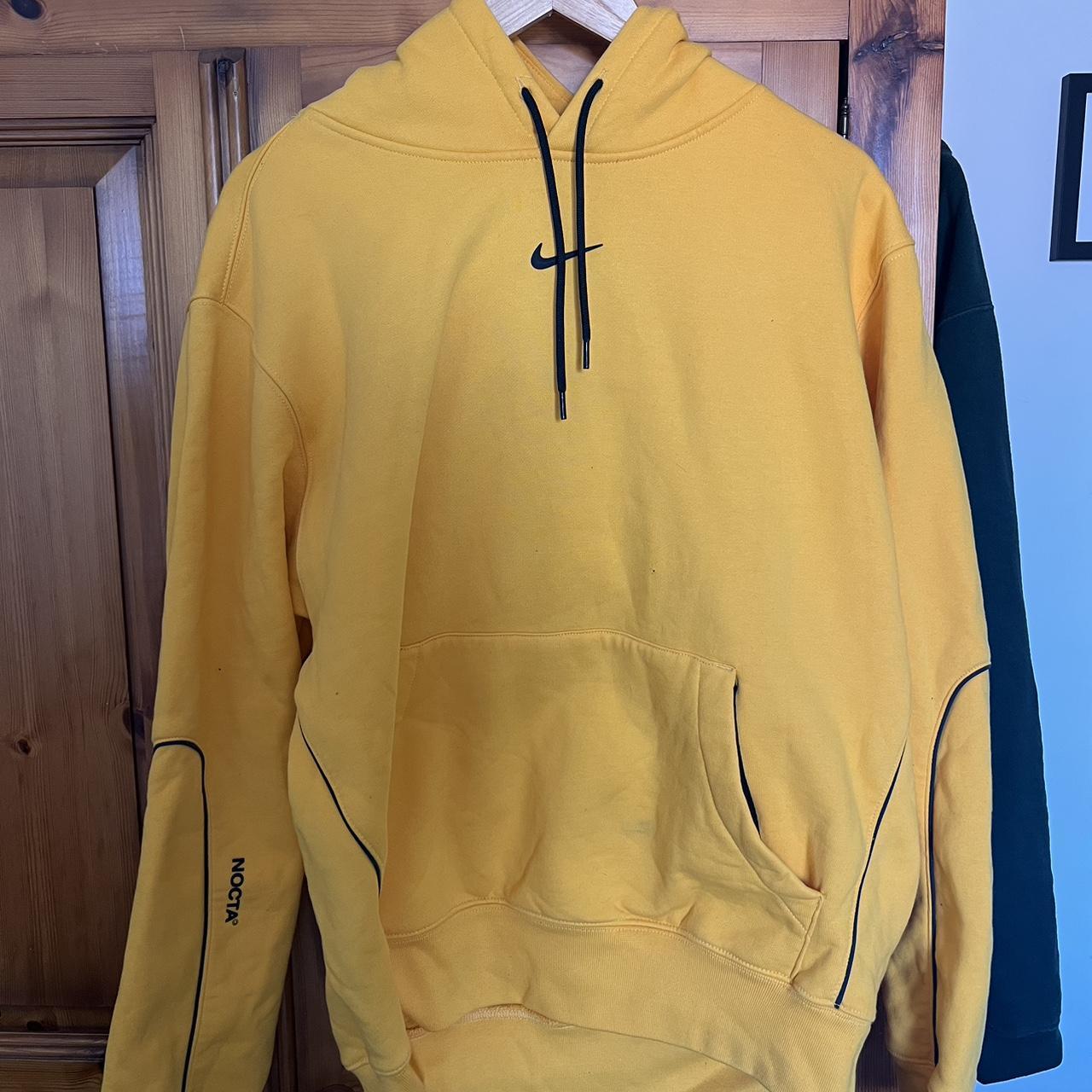 Nike Men's Yellow Hoodie Depop